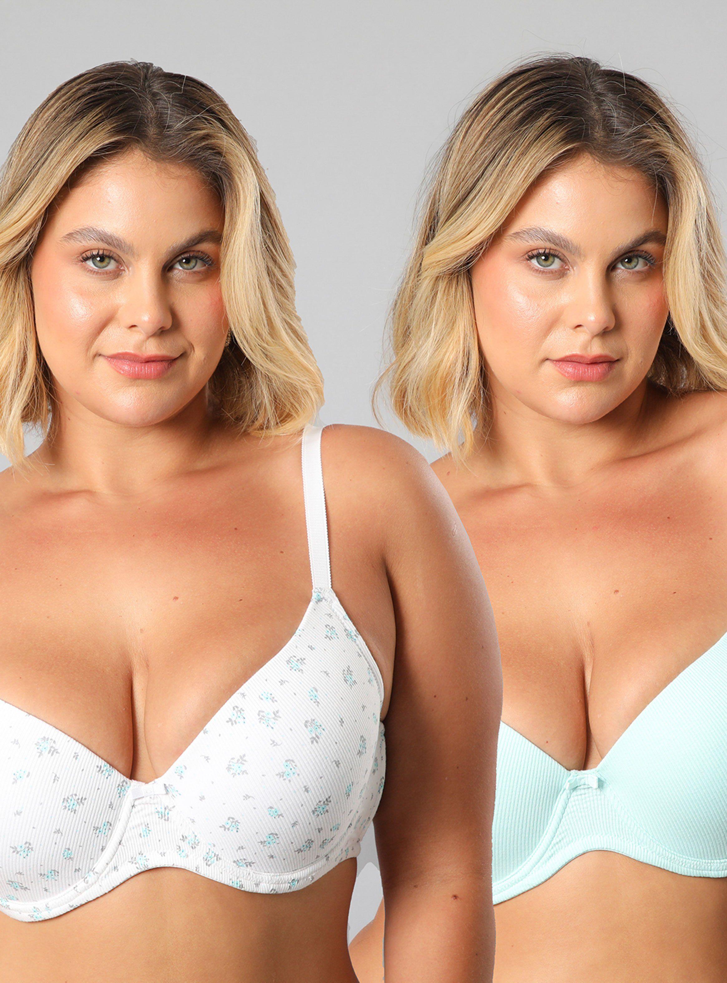 Pack 2 Sostén Perfect Cover Rib Print-0