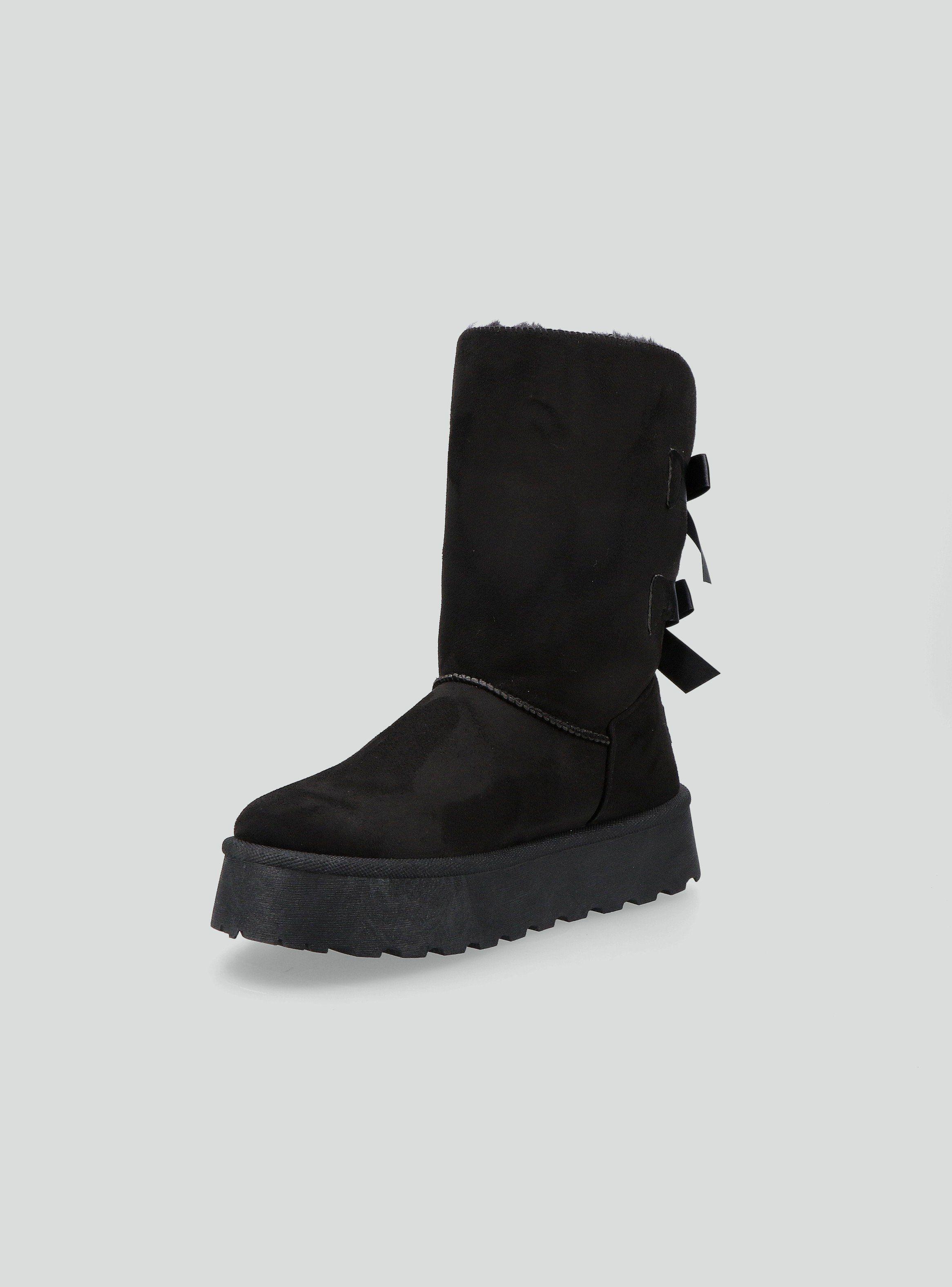 Bota Efecto Pelo Plataforma Mujer-2