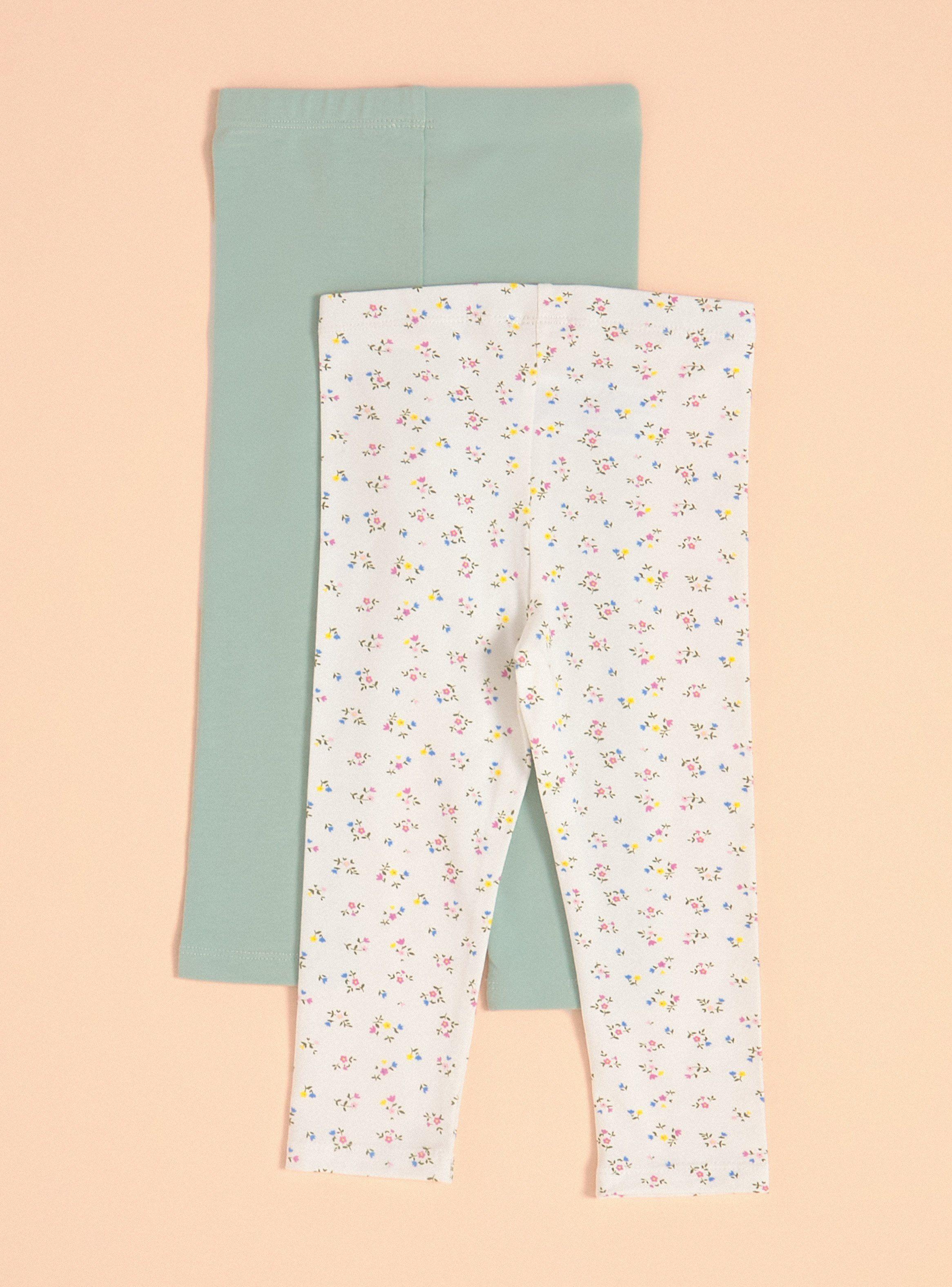 Calza Bipack Una Estampada y Otra Lisa a Juego-1