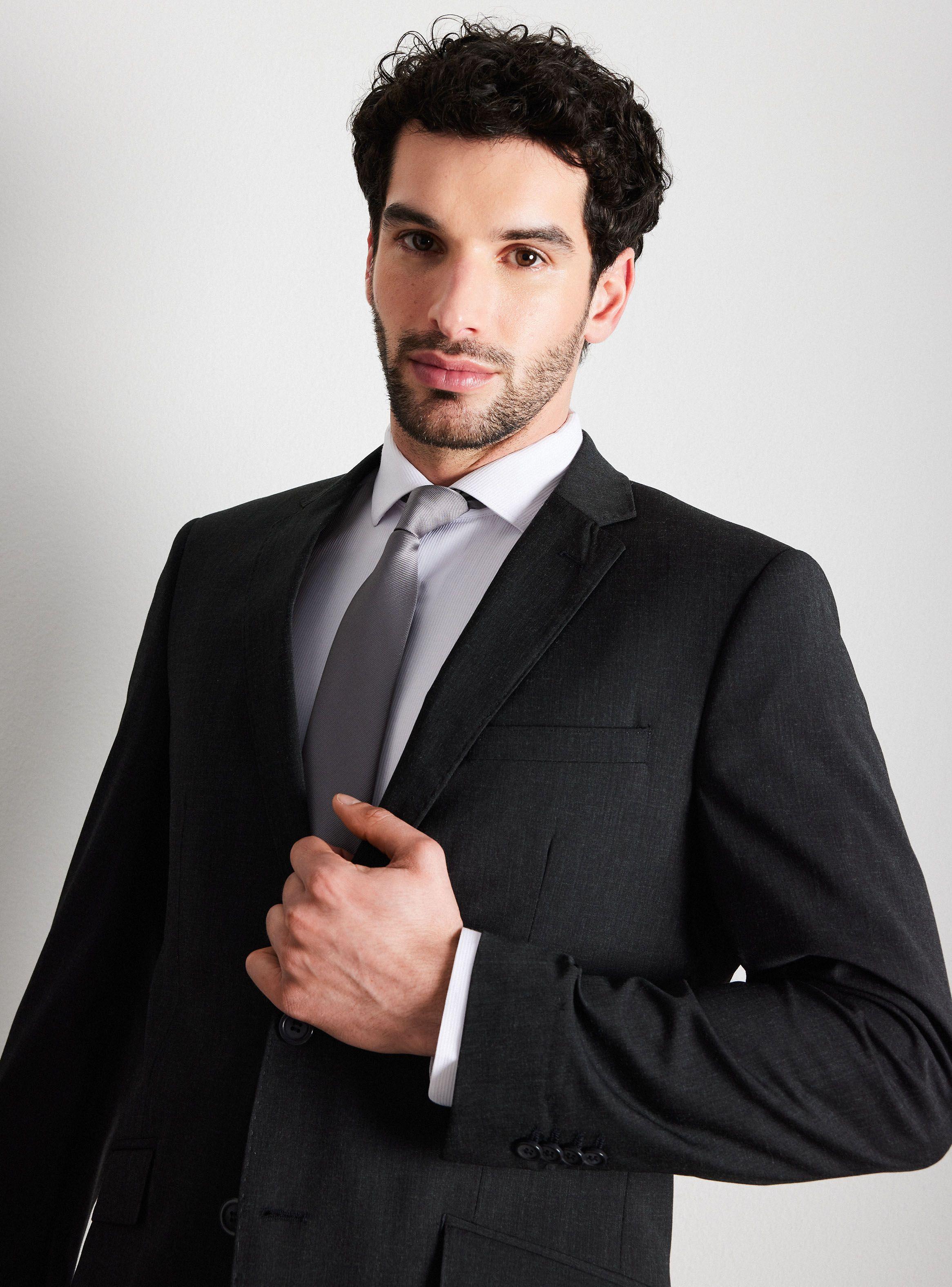 Traje Recto Slim Liso-2