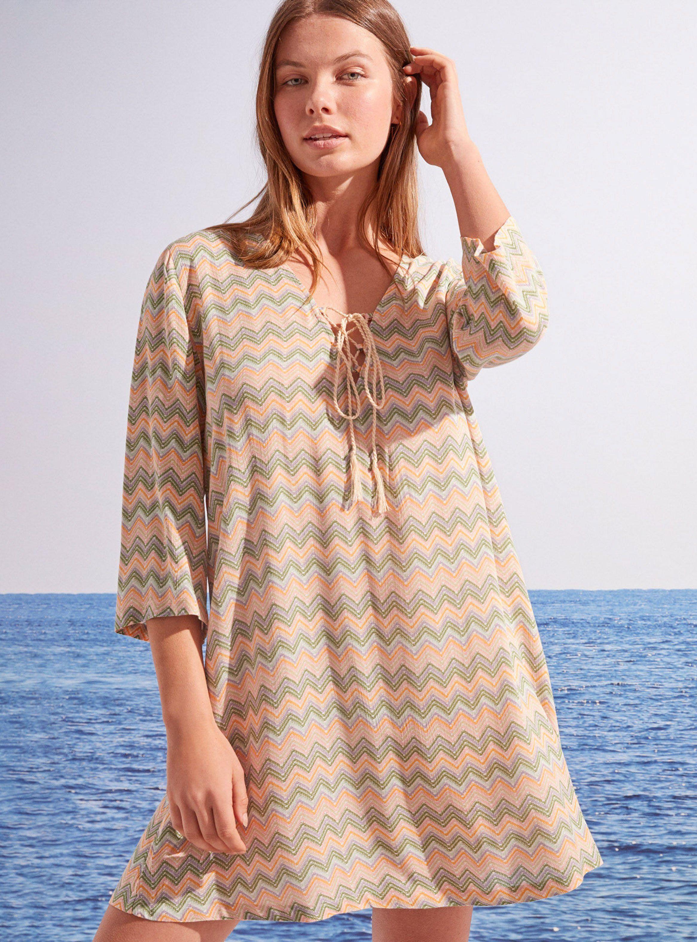 Camisola Mix and Match Capri zigzag Túnica-0