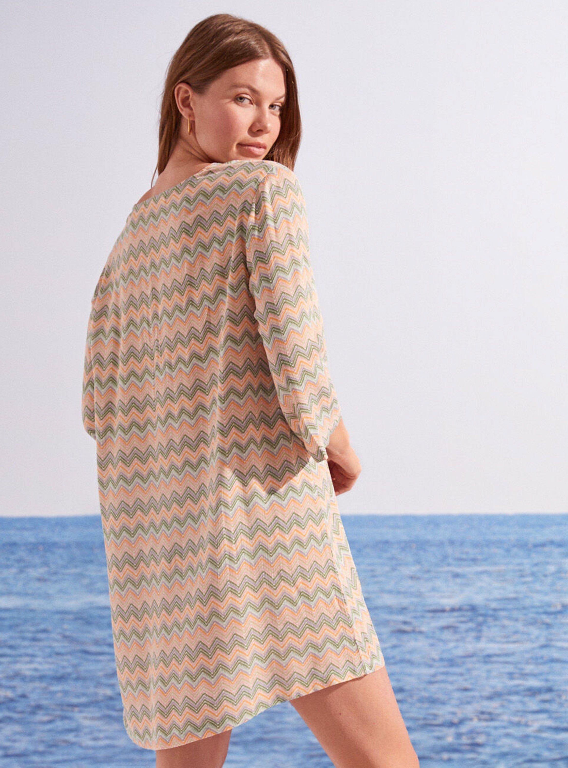 Camisola Mix and Match Capri zigzag Túnica-1