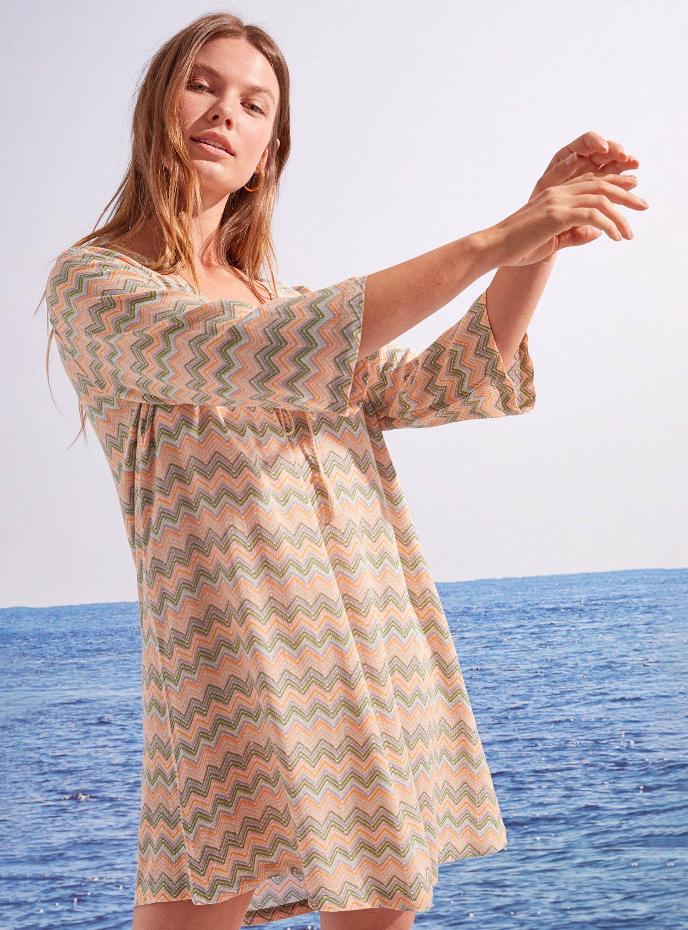 Camisola Mix and Match Capri zigzag Túnica-2