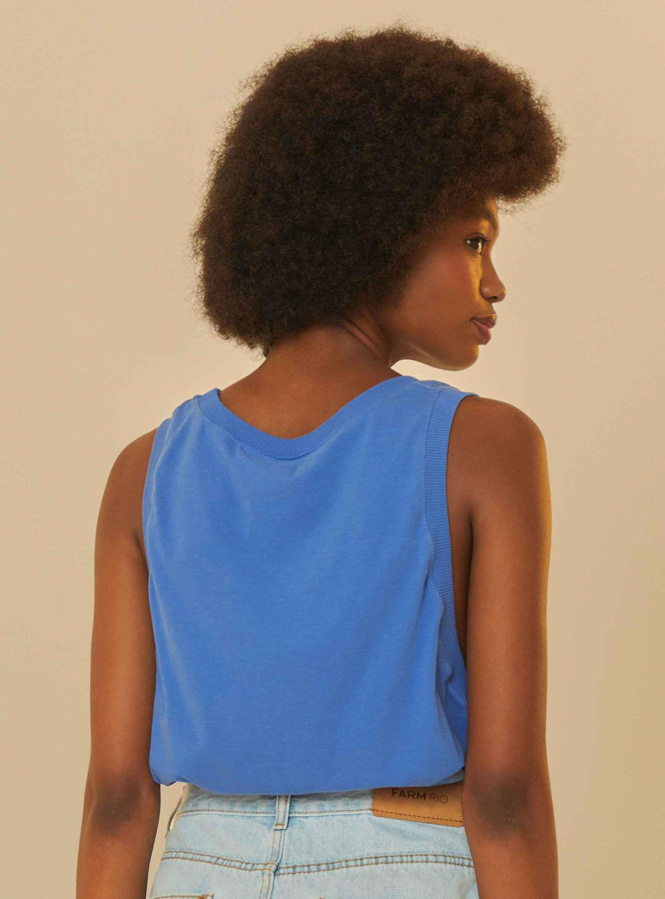 Polera sin Mangas Dibujo Plátanos-1