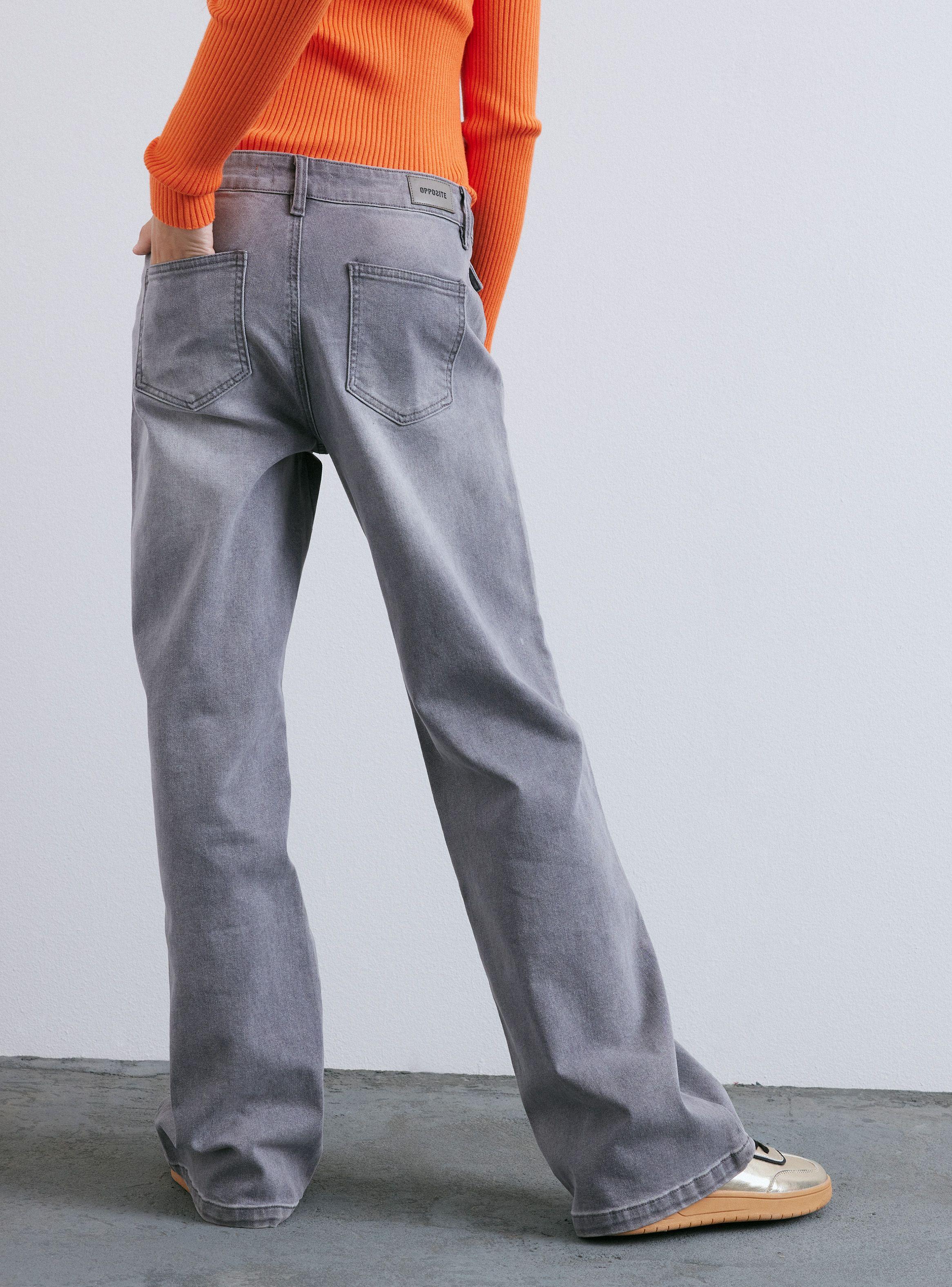 Jeans Bolsillos con Tapeta Delanteros-1