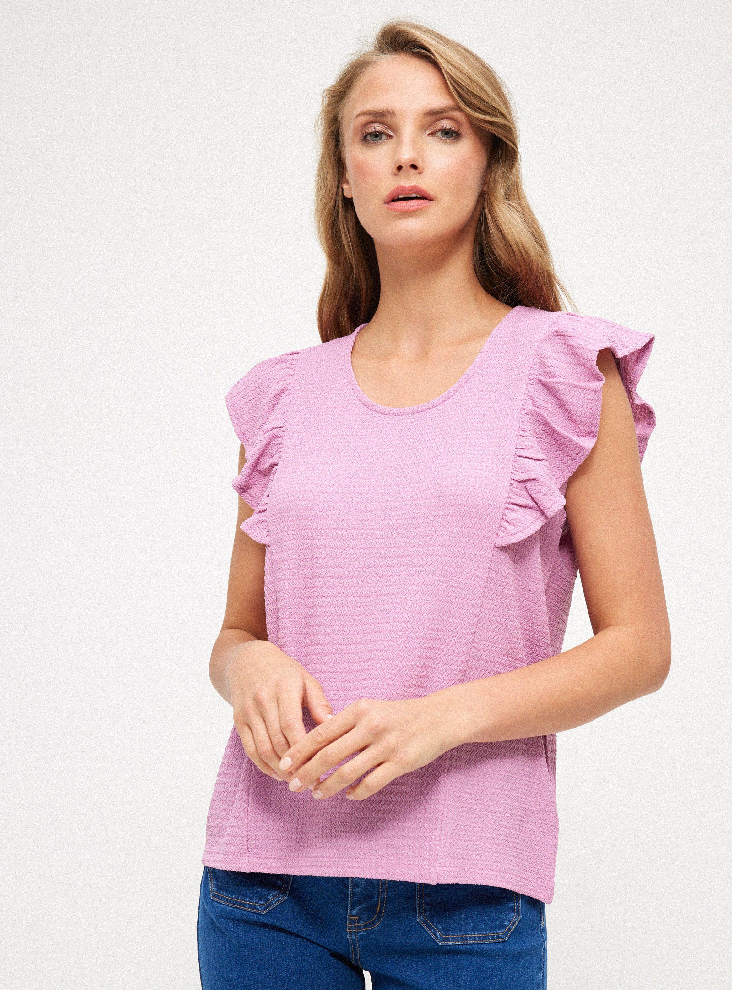 Polera Texturizada Color Vuelo-0