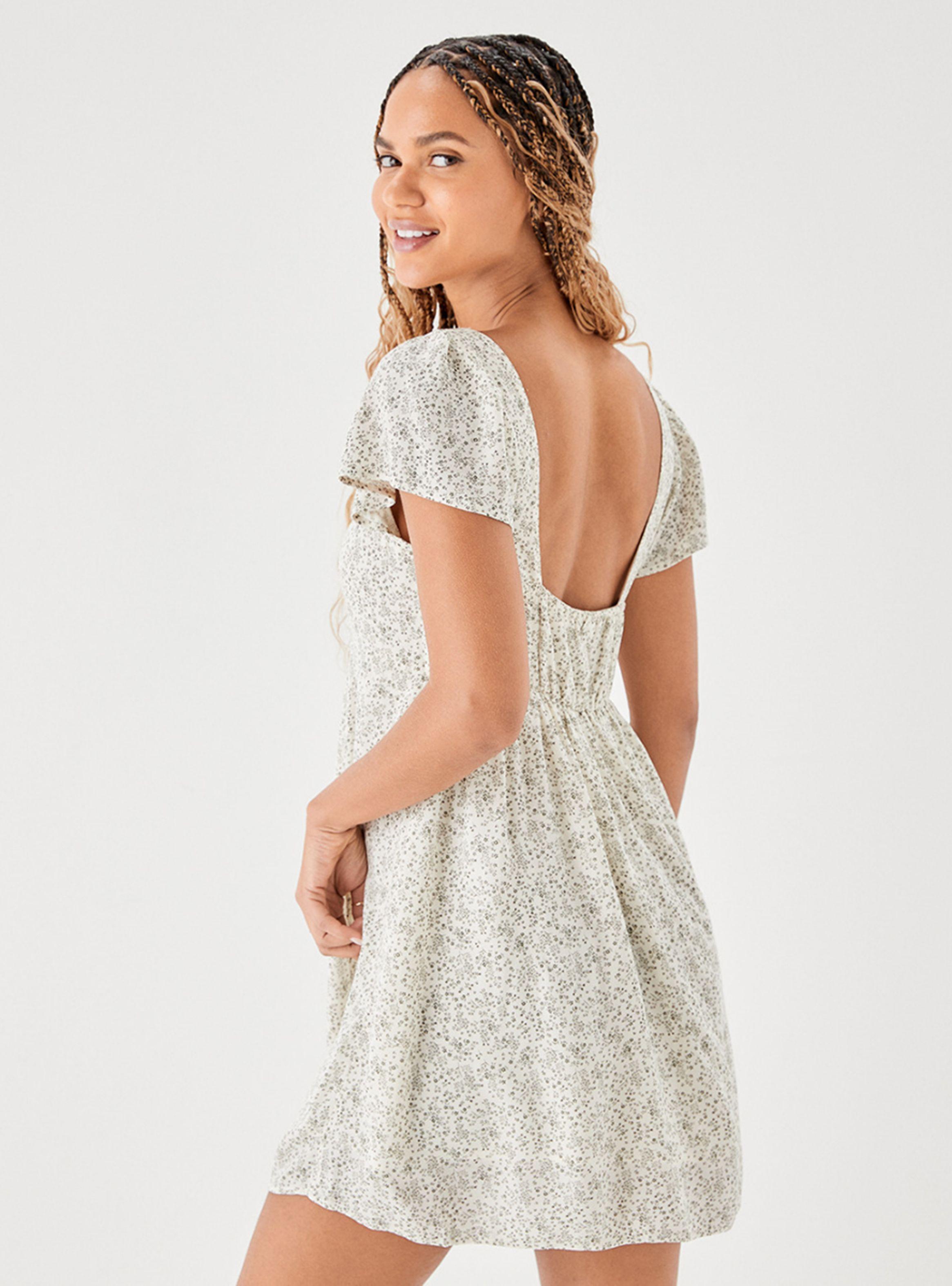 Vestido Mini Floreado Cinch-Front-1