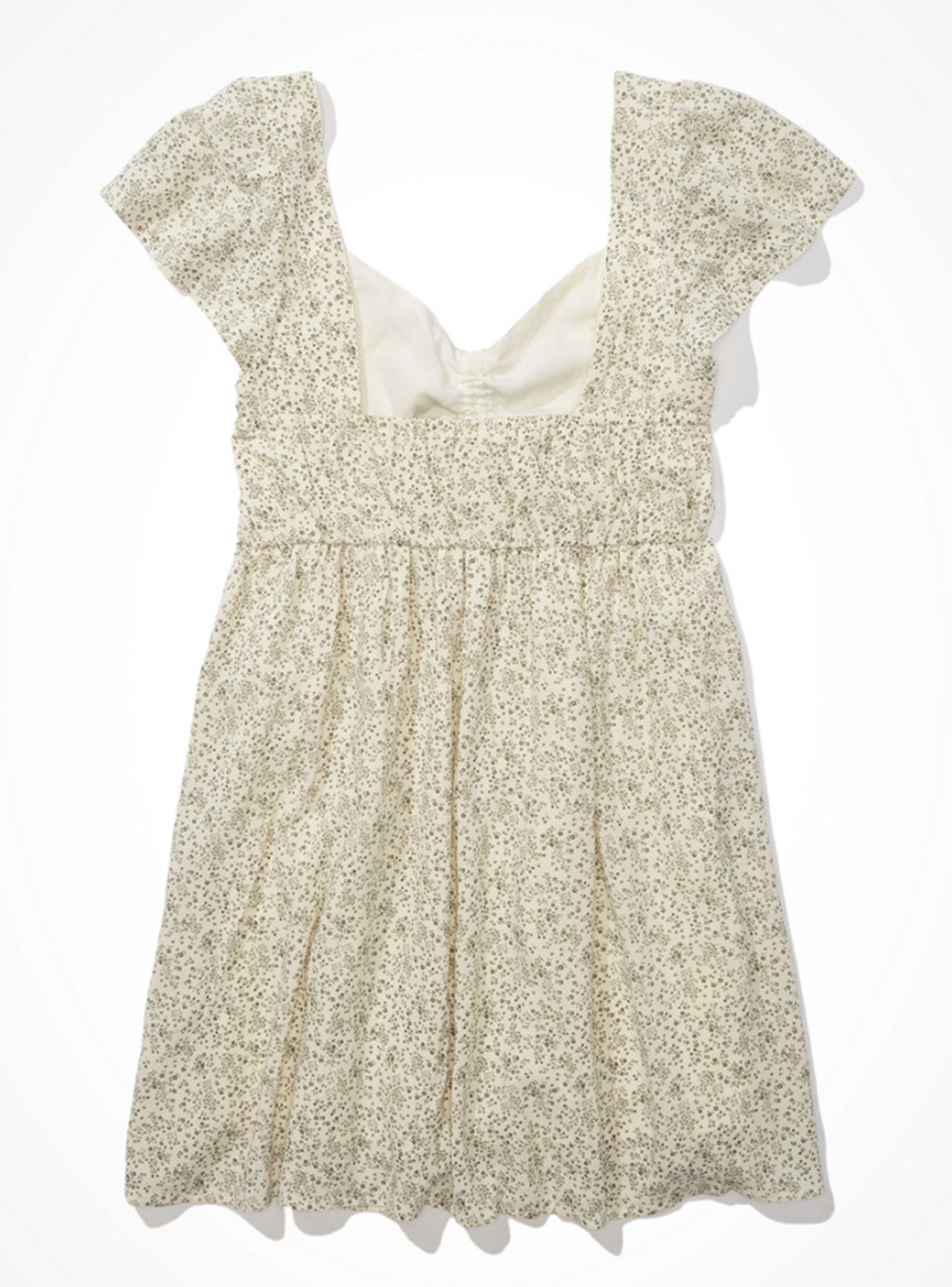 Vestido Mini Floreado Cinch-Front-3