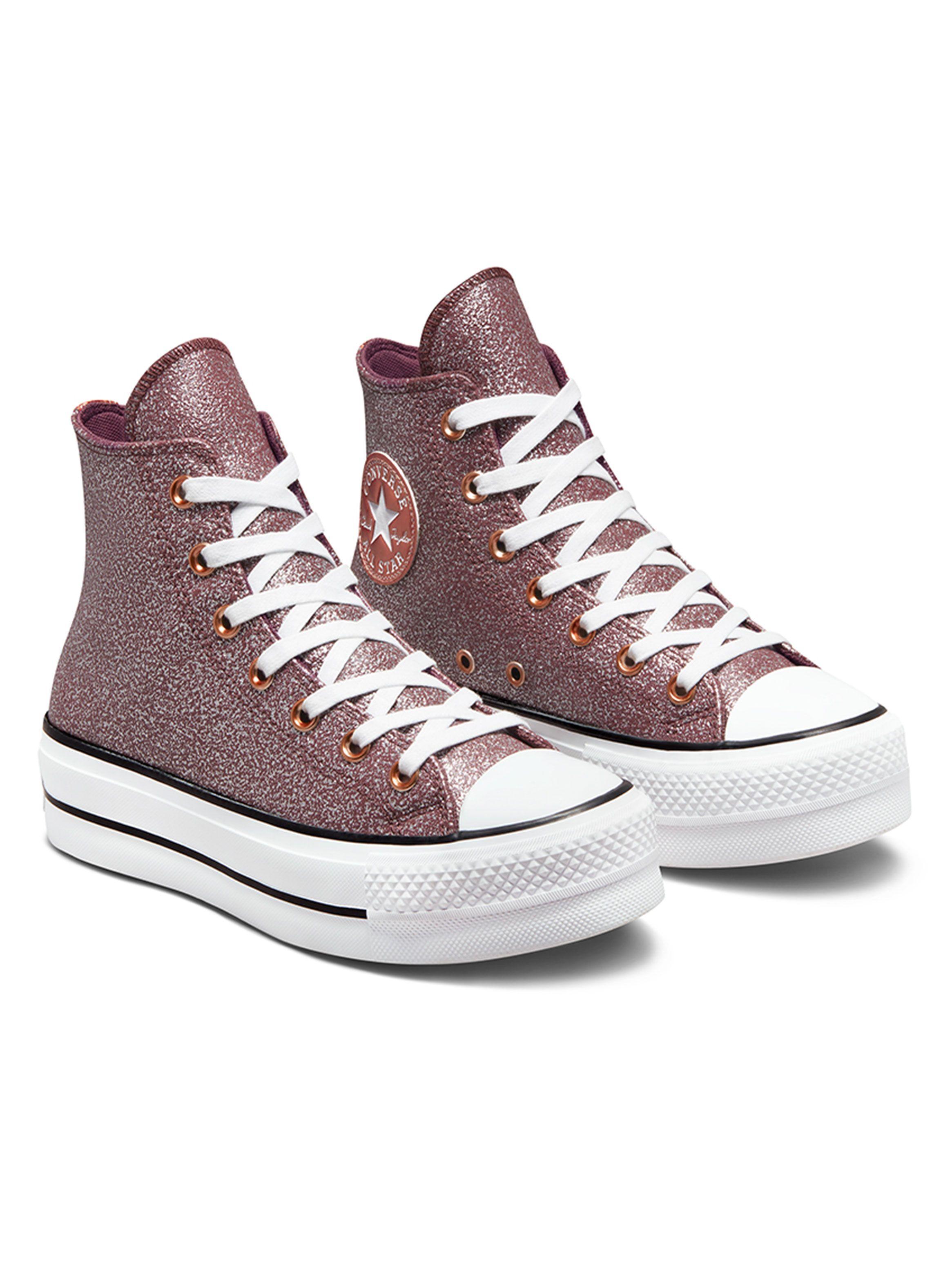 Zapatilla Urbana Chuck Taylor Lift Burdeo Mujer-1