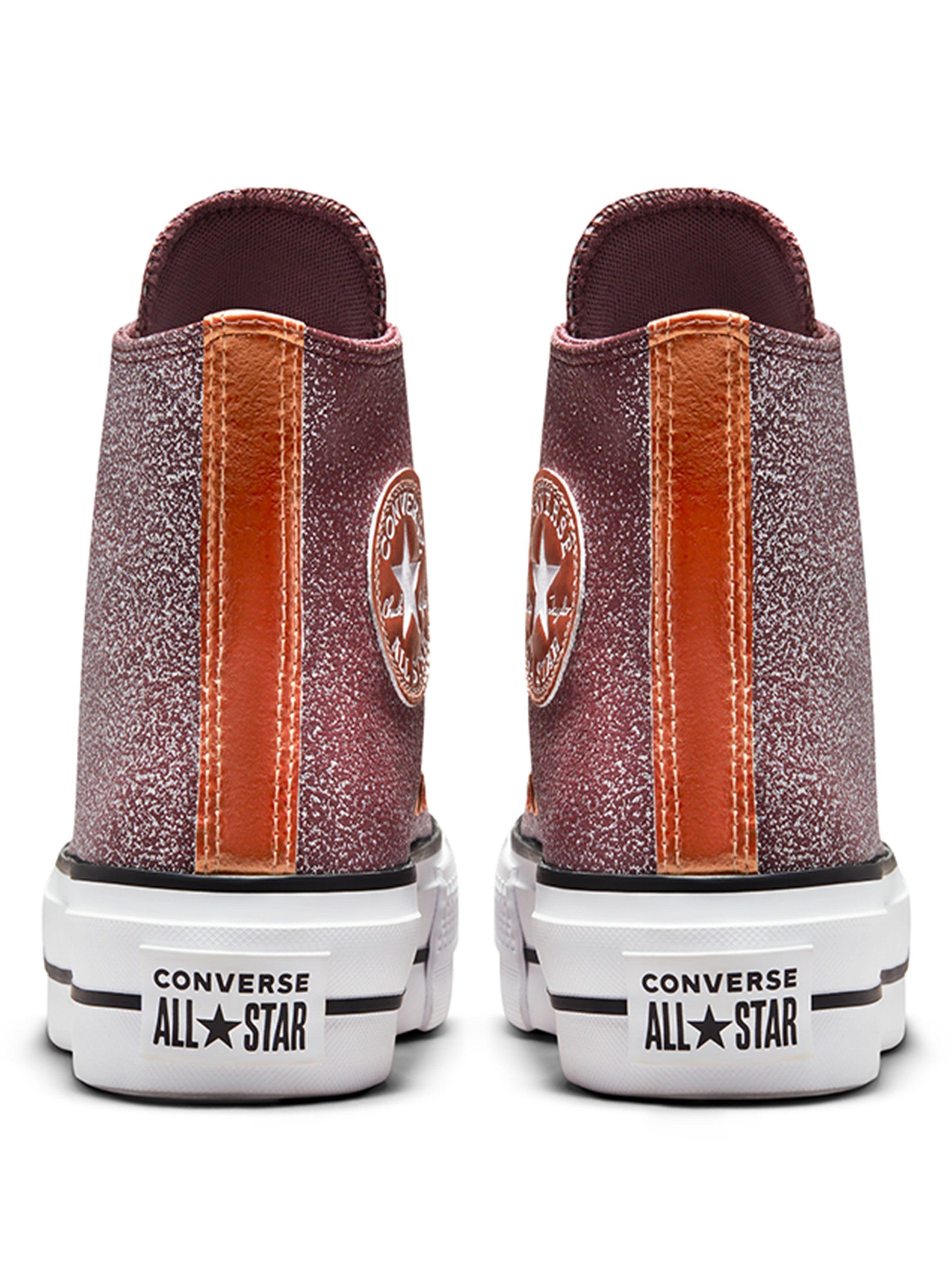 Zapatilla Urbana Chuck Taylor Lift Burdeo Mujer-3