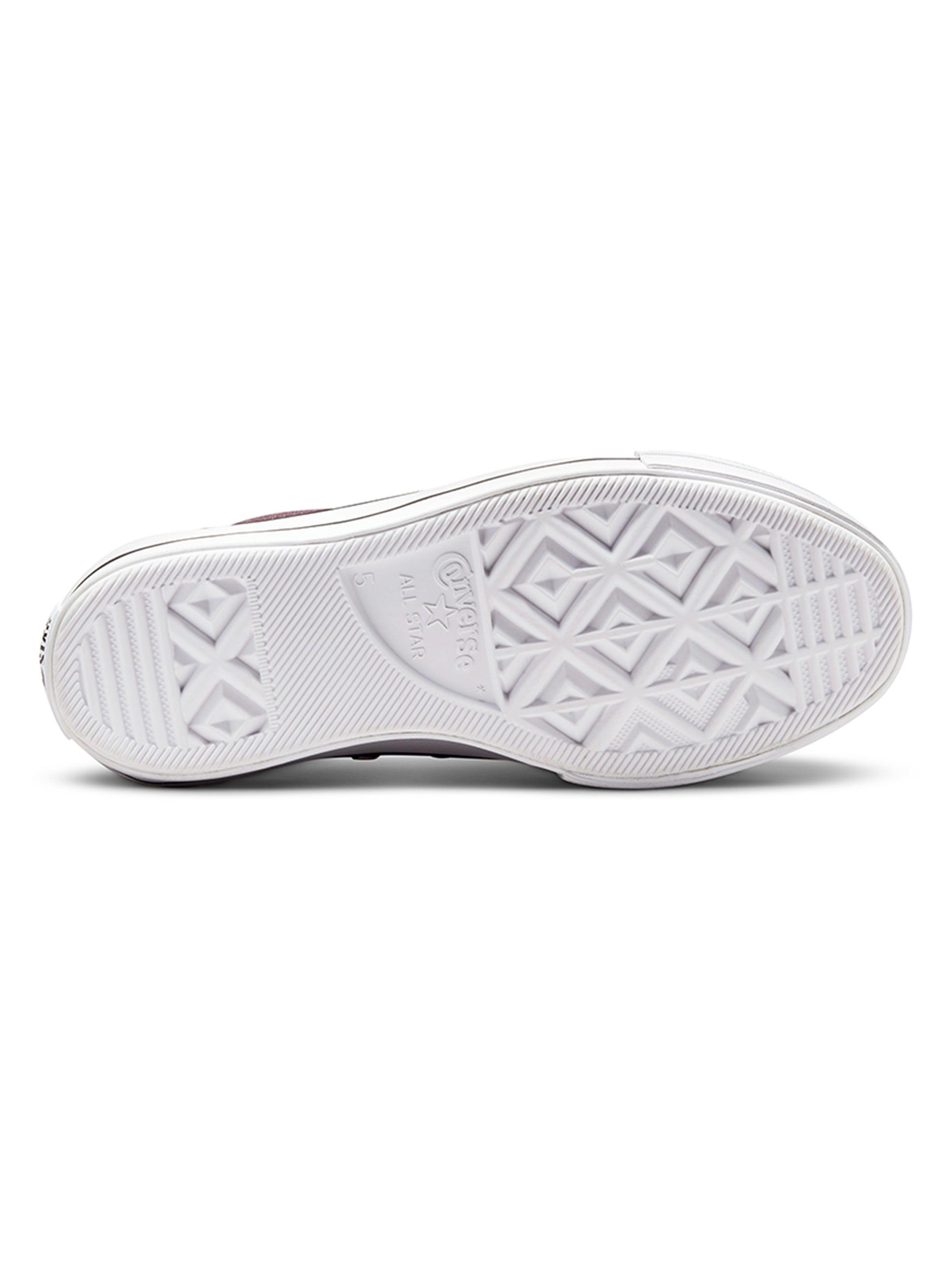 Zapatilla Urbana Chuck Taylor Lift Burdeo Mujer-4