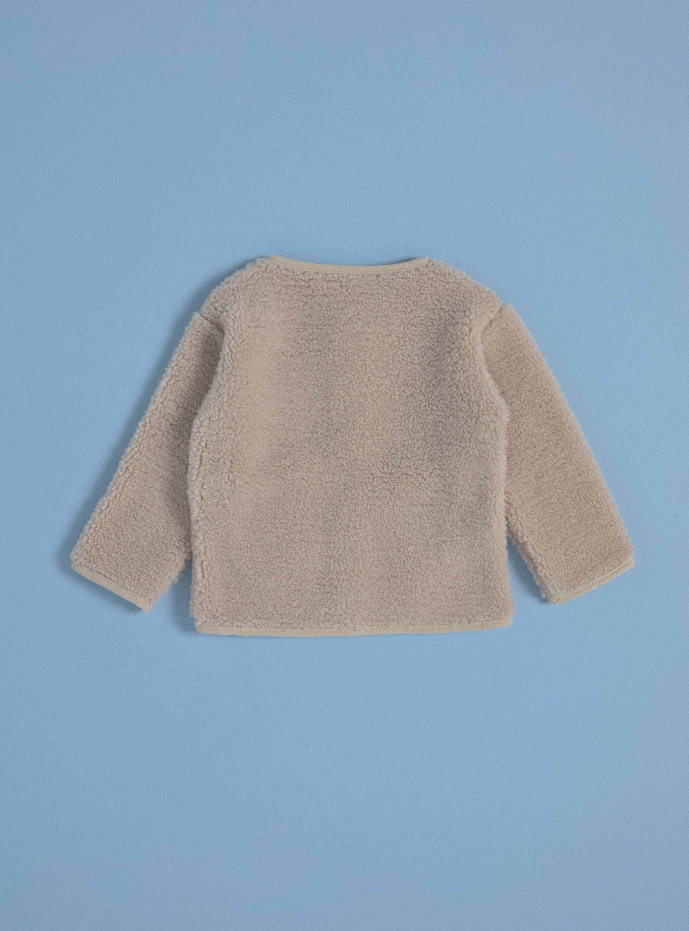 Chaqueta de Sherpa con Cotelé al Tono-2