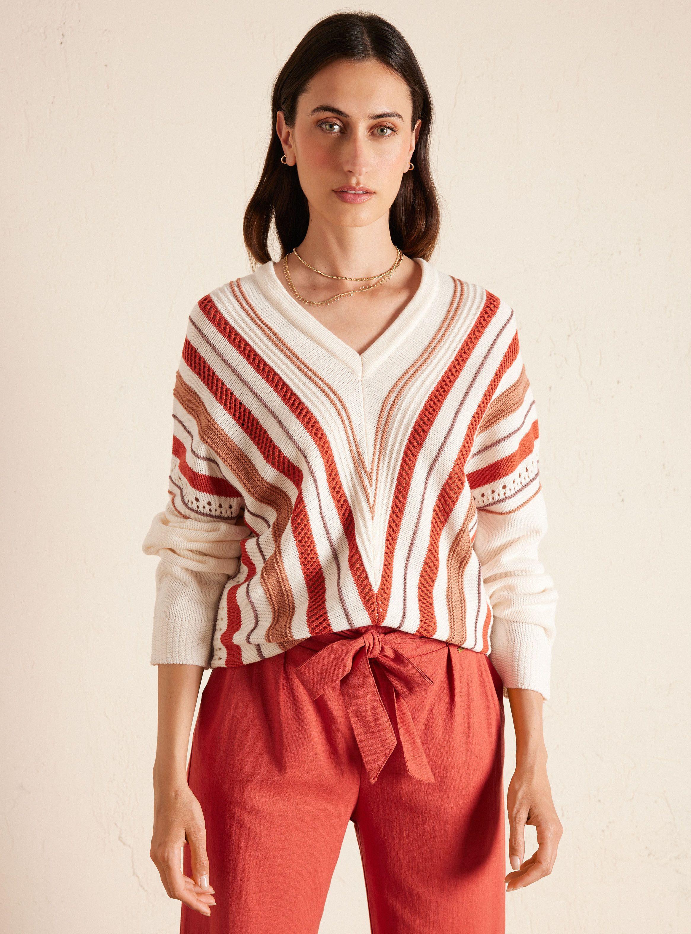 Sweater con Diseño de Colores-0