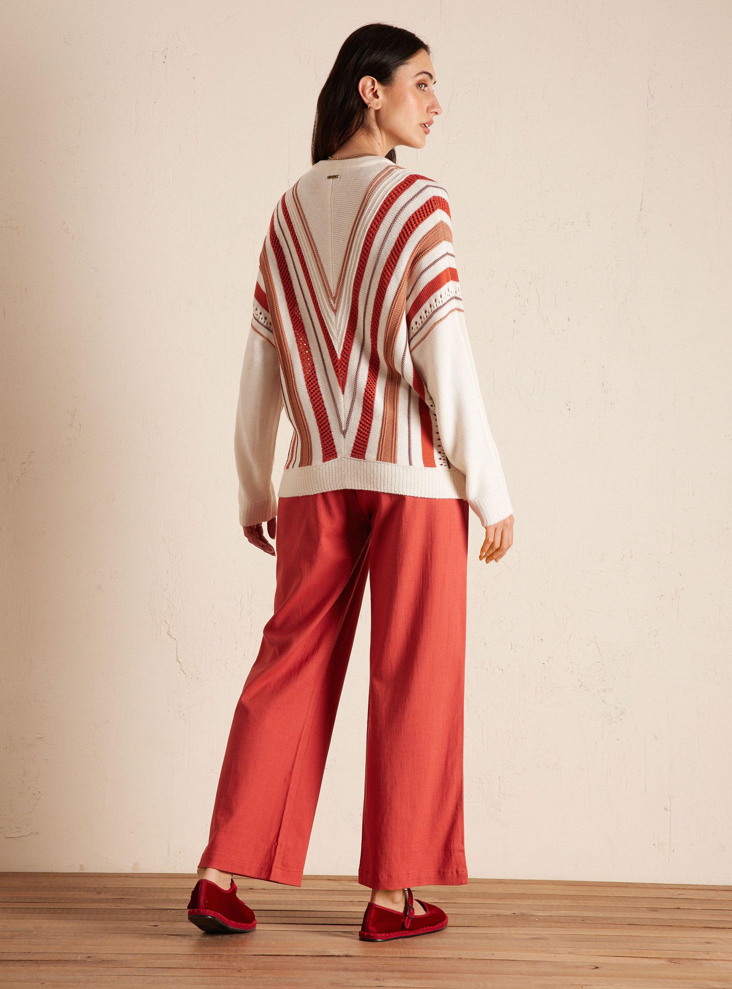 Sweater con Diseño de Colores-5