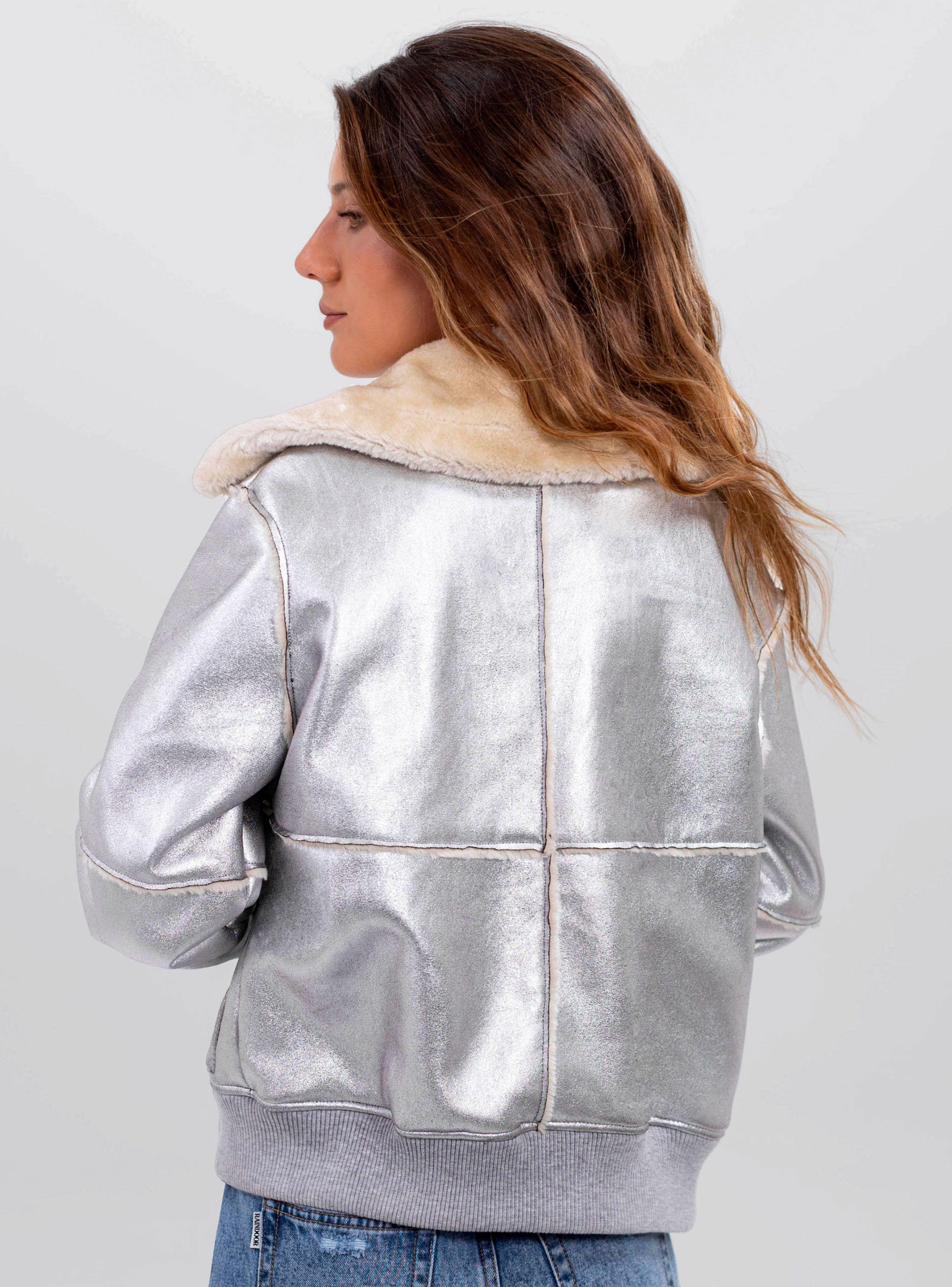 Chaqueta Sherpa Silver-1