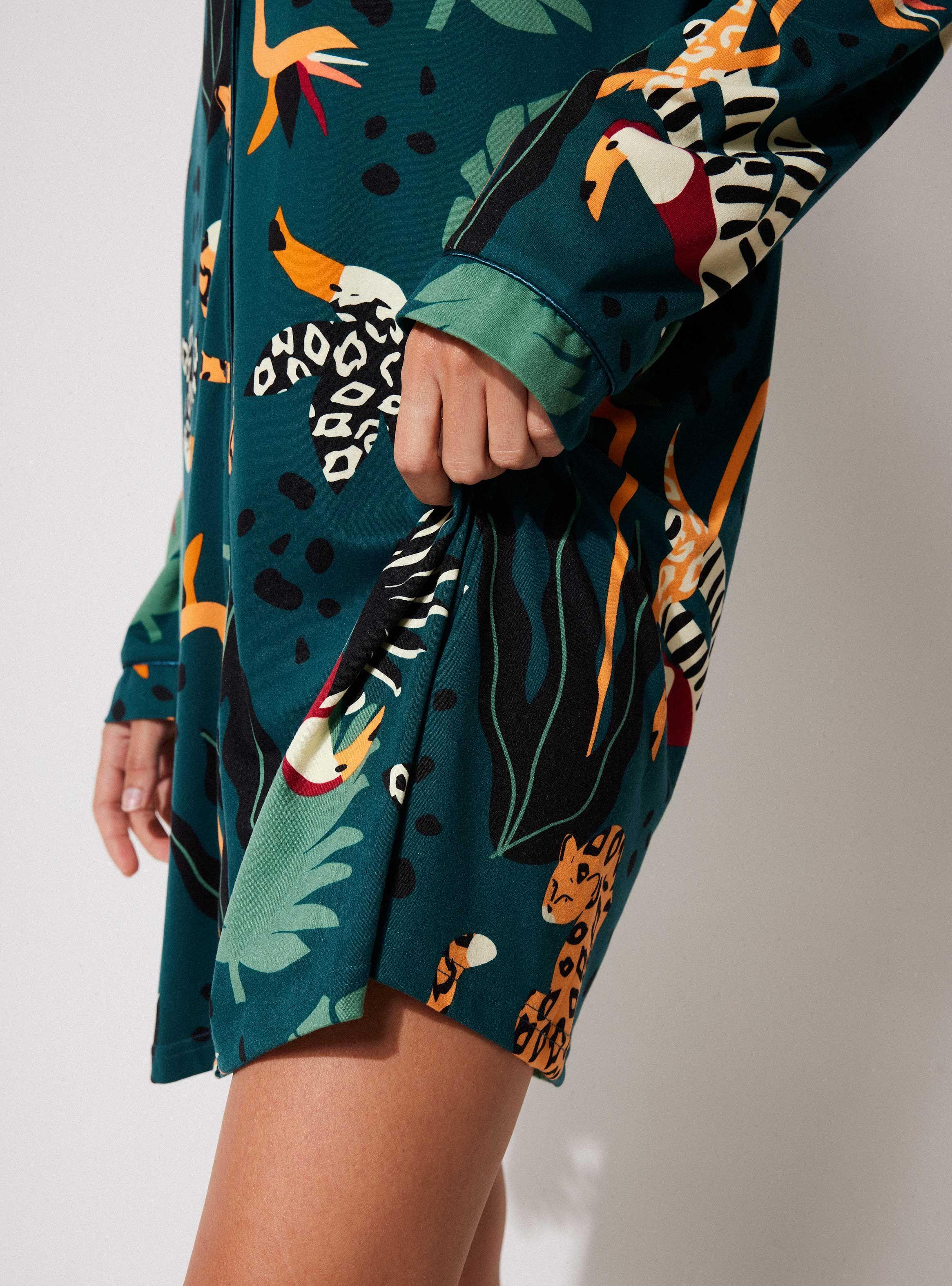 Camisa de Dormir Camisero Full Print Peach-3