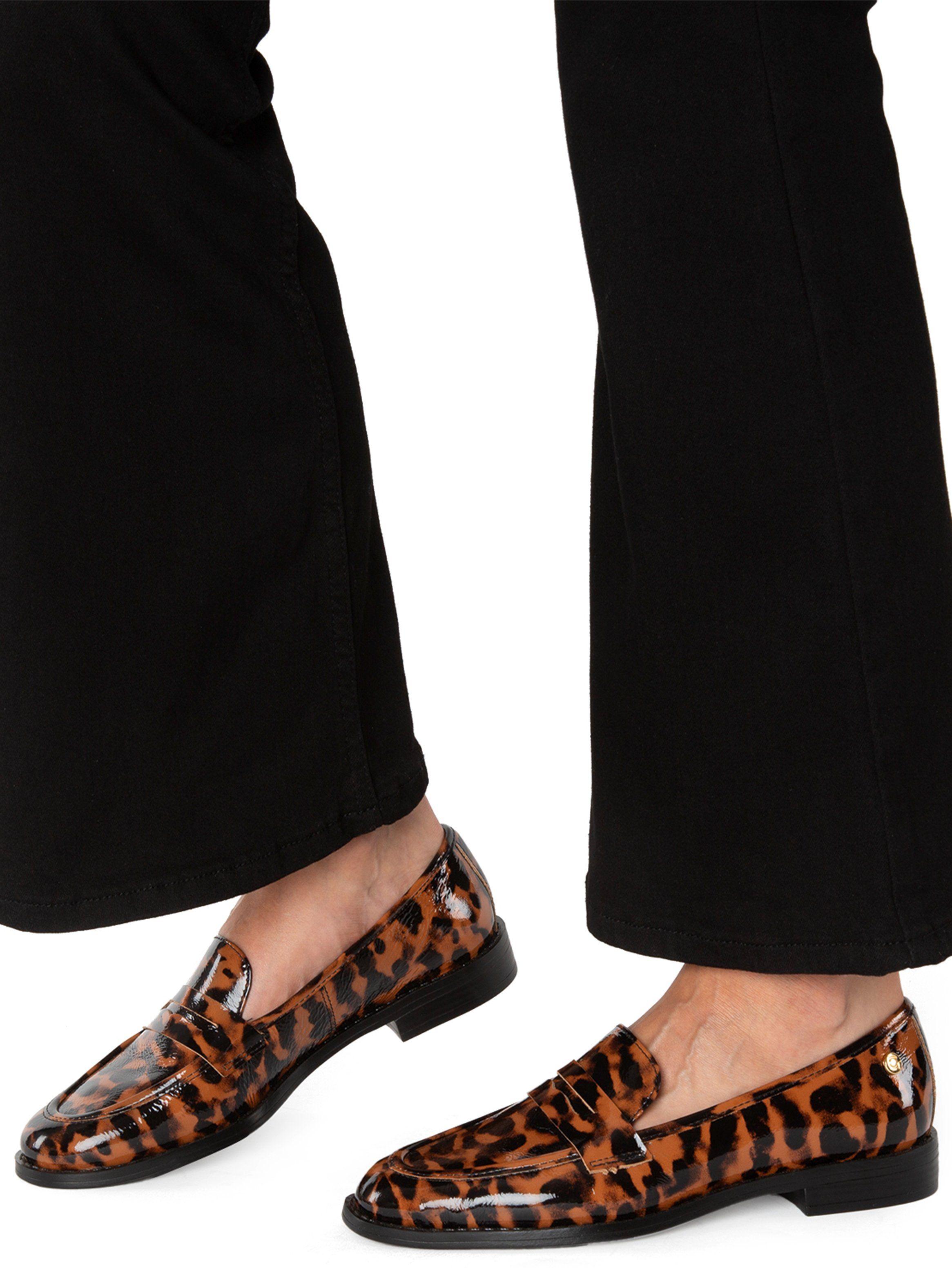 Mocasín Leopardo Cuero Amali 660070 Mujer-1