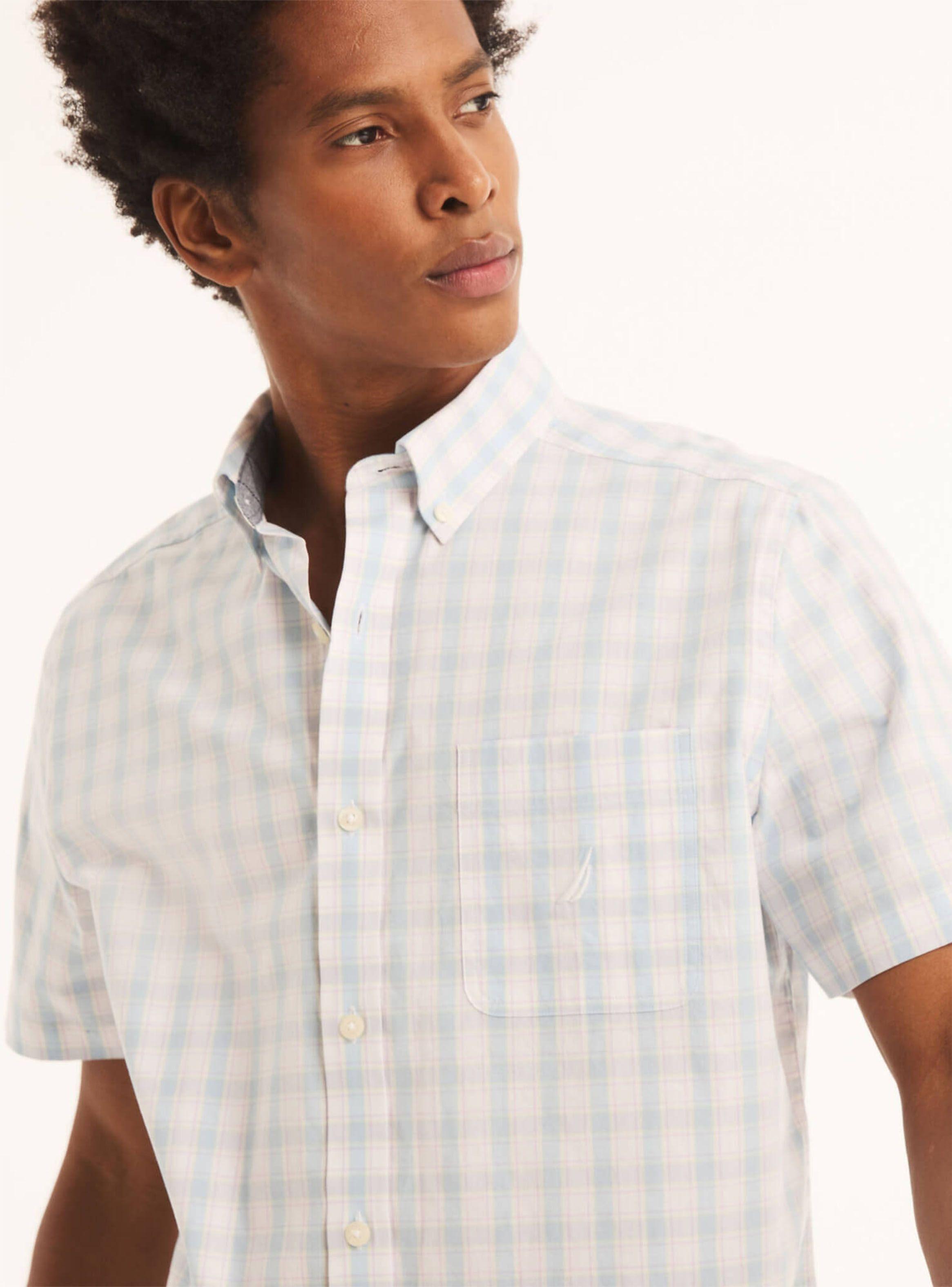 Camisa MC Print Bicolor Cuadros-2
