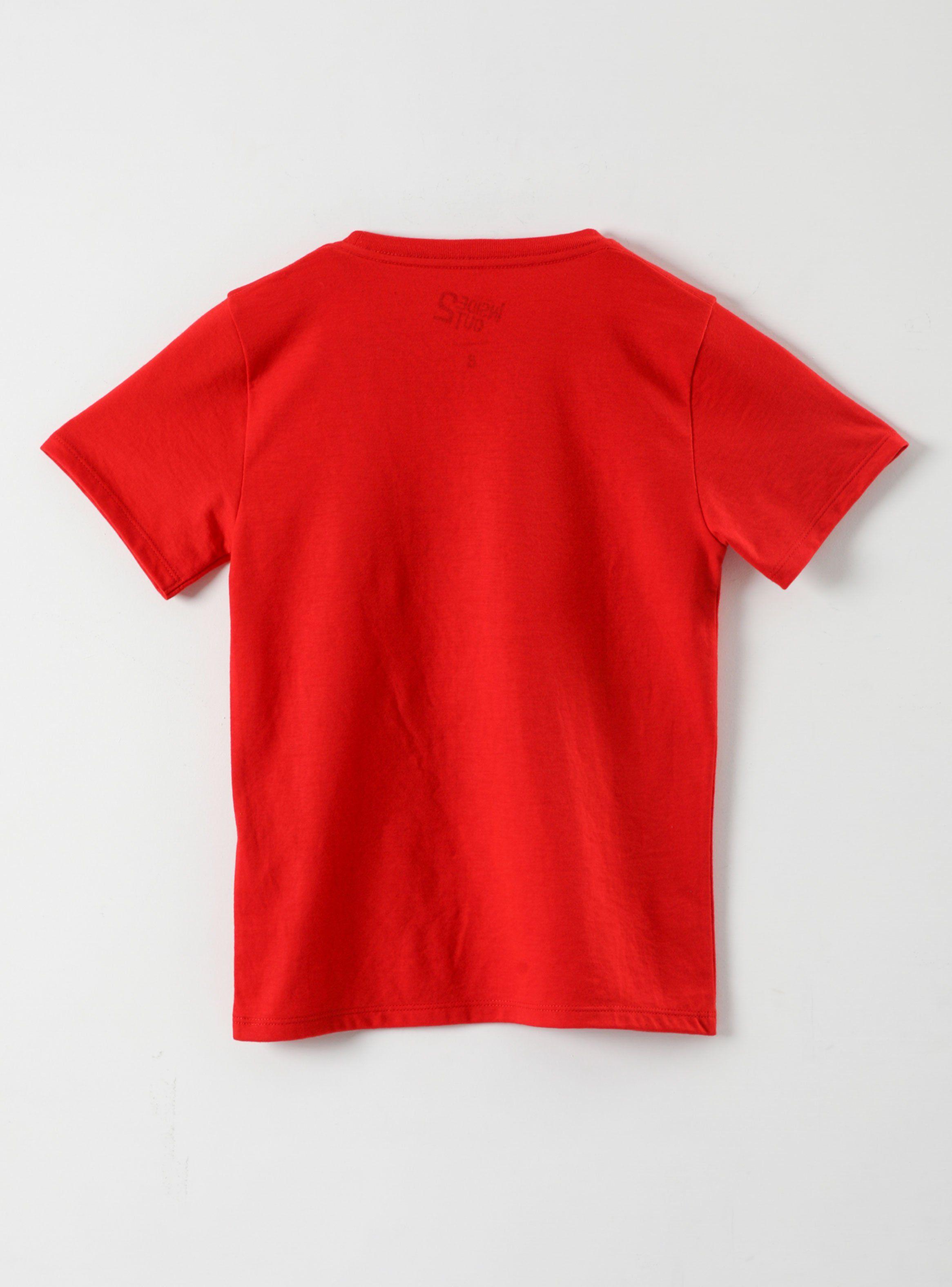 Polera Manga Corta Unisex Infantil Anger Inside Out-1
