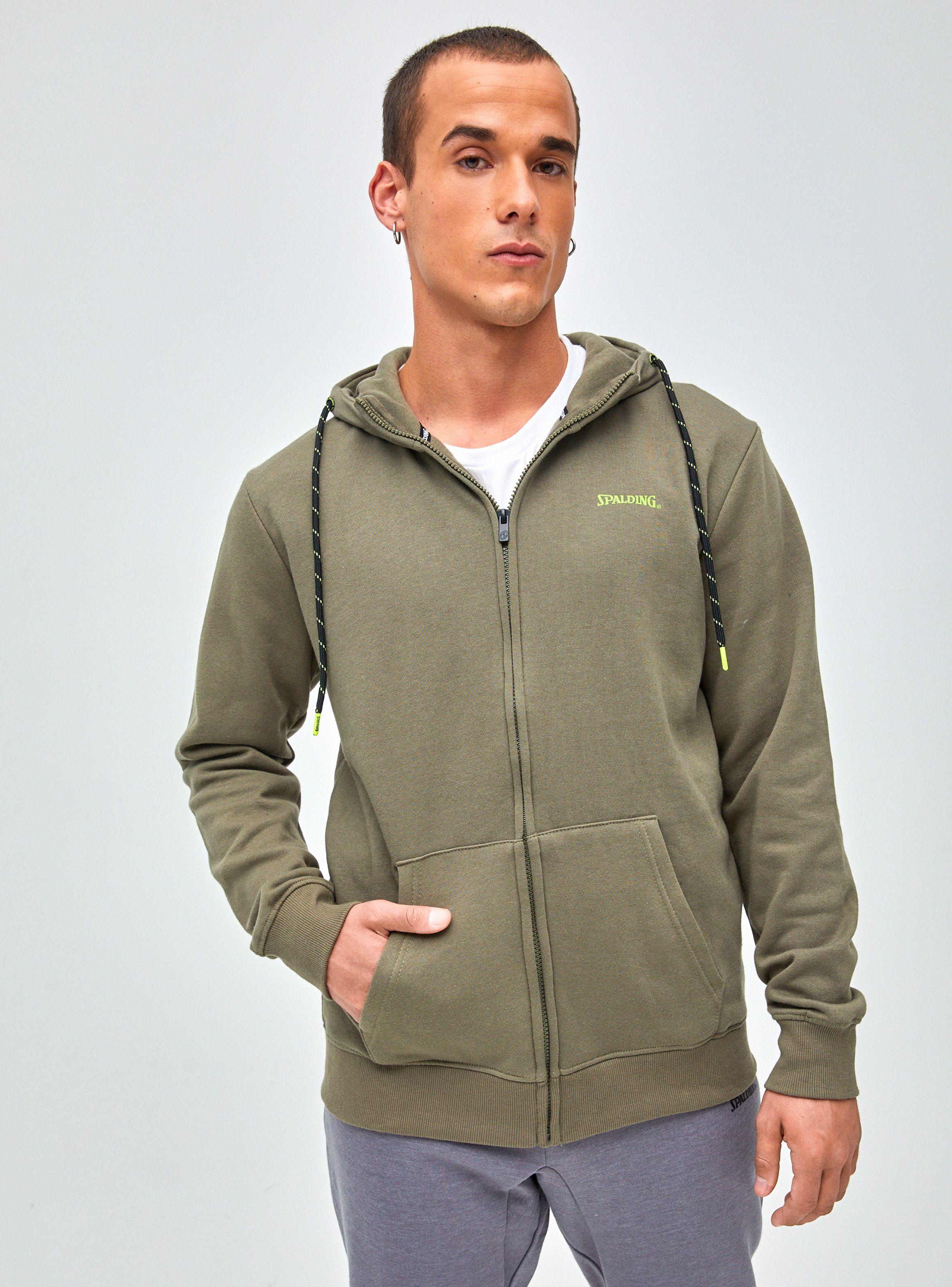 Polerón Diseño Capucha y Cierre Hombre-0