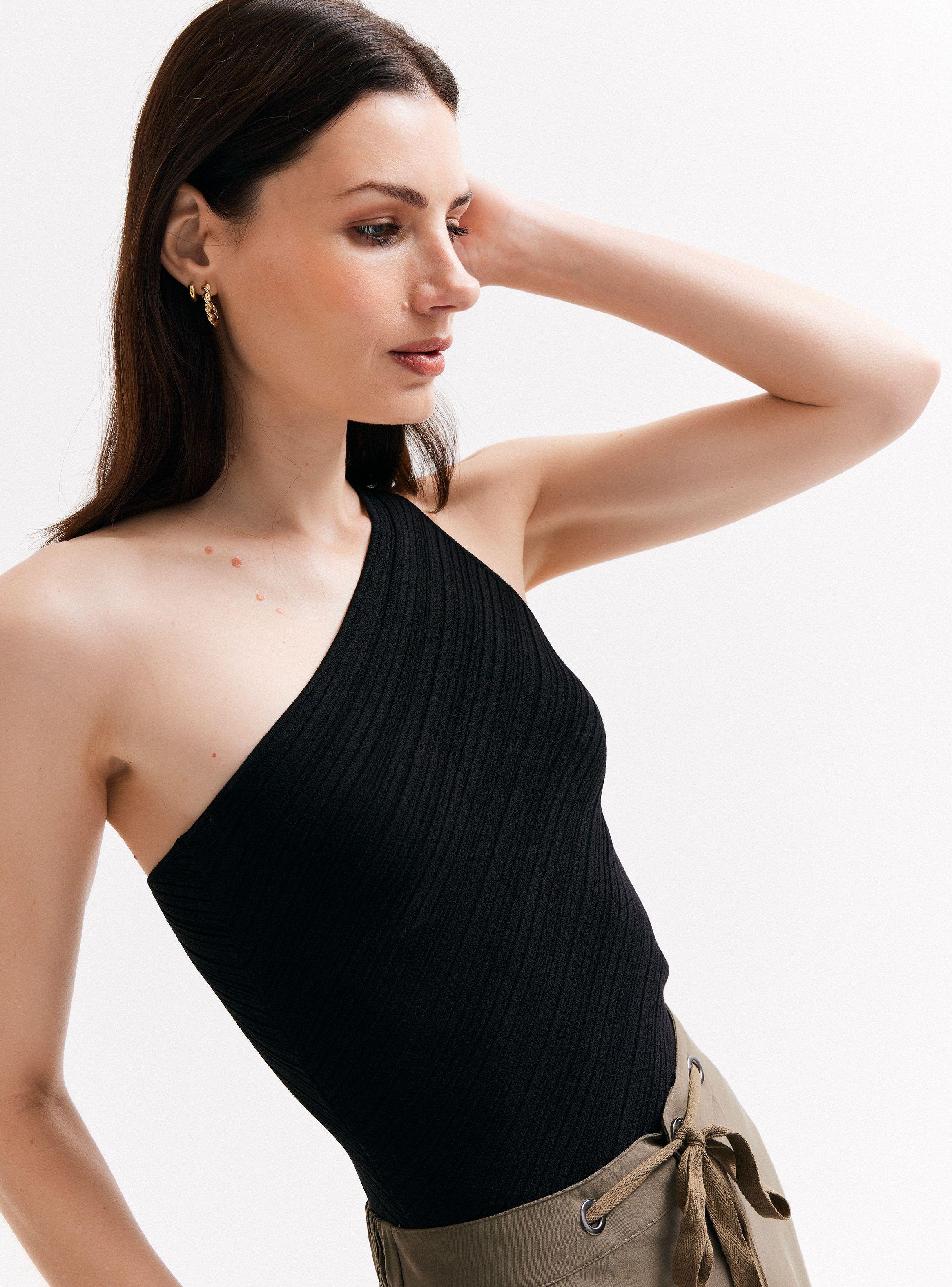 Polera Tejida One Shoulder-2