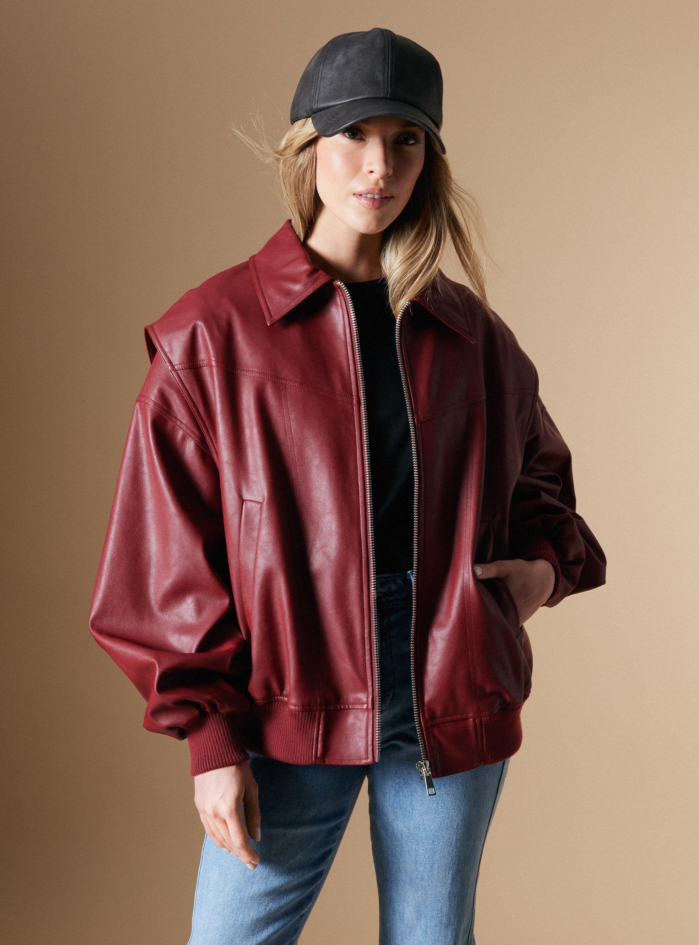 Chaqueta Bomber Oversize Colaboración María Pombo-0