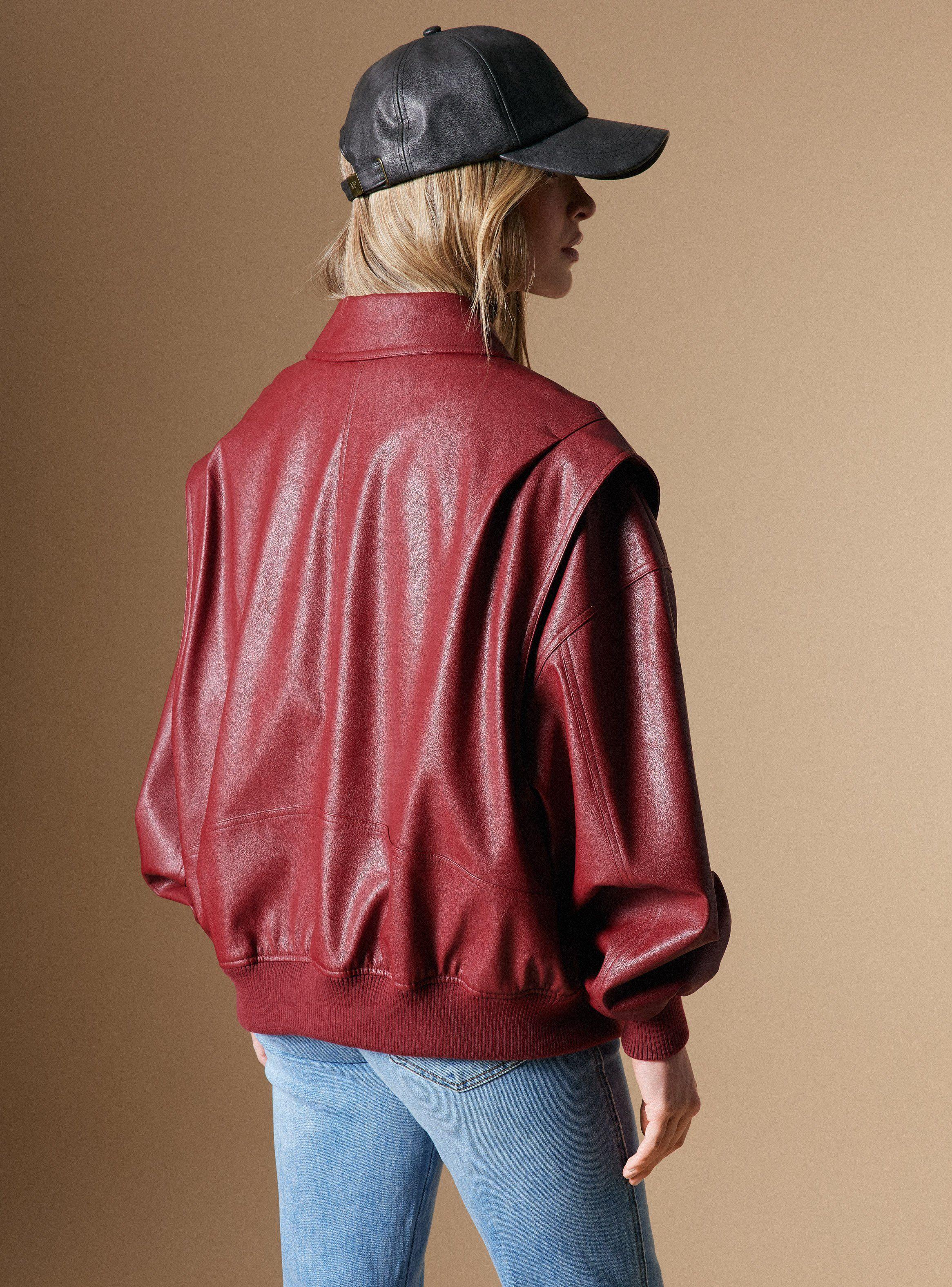 Chaqueta Bomber Oversize Colaboración María Pombo-1