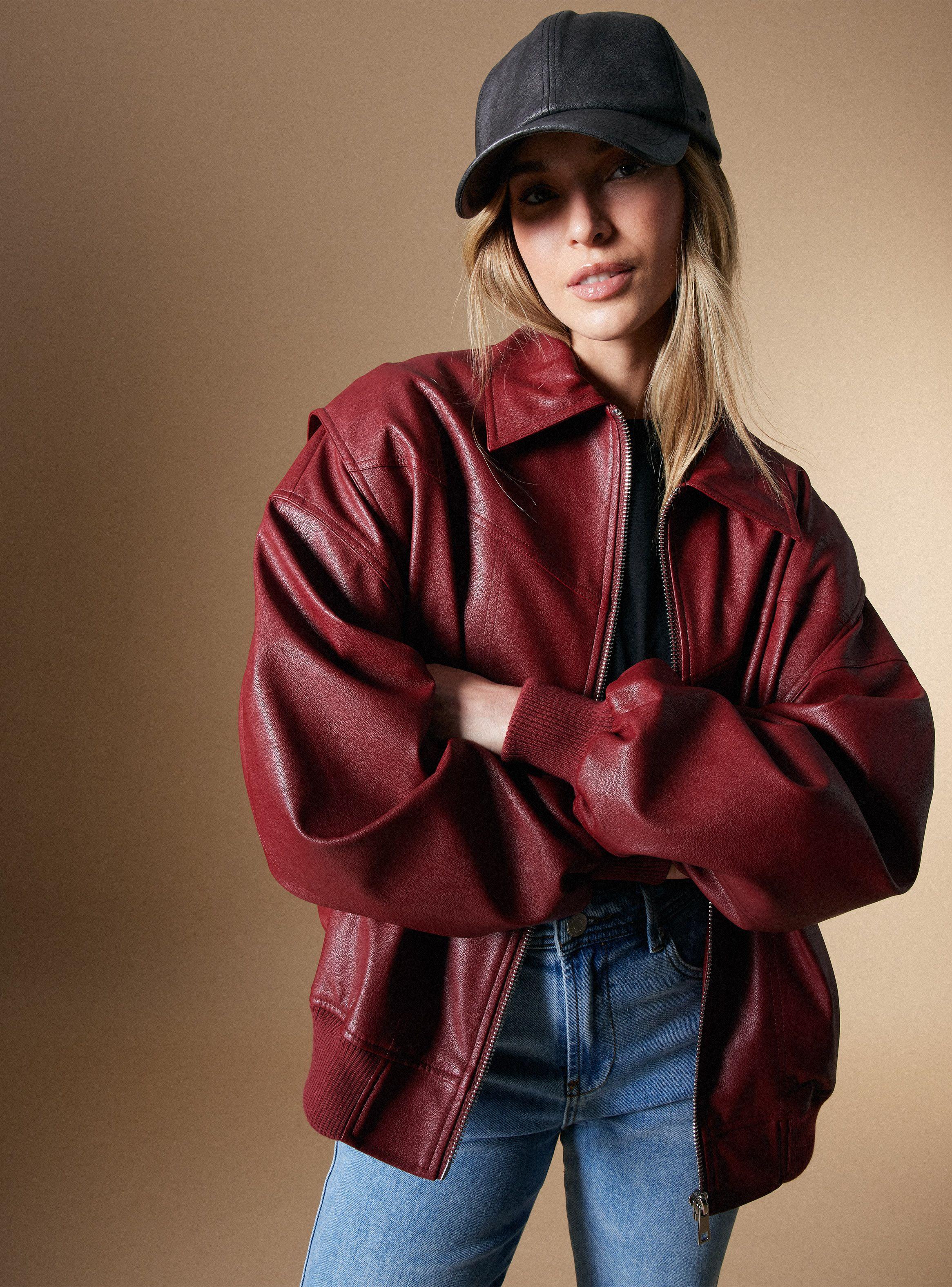Chaqueta Bomber Oversize Colaboración María Pombo-3