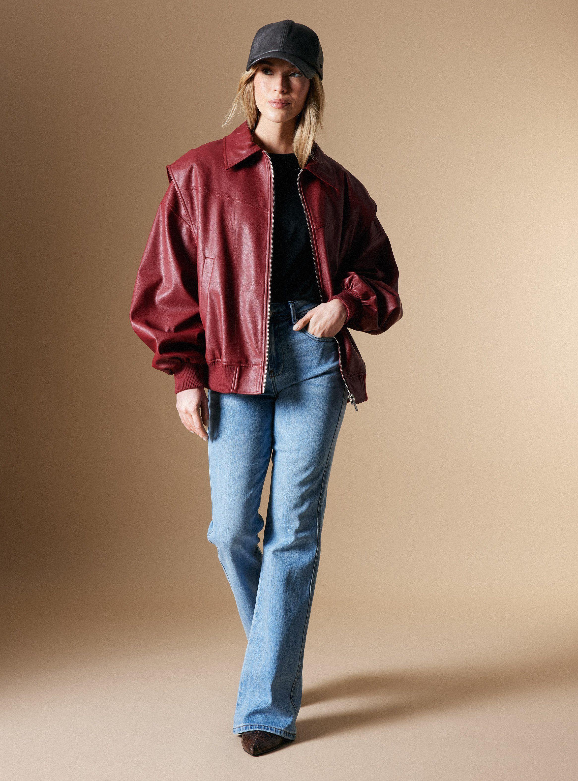 Chaqueta Bomber Oversize Colaboración María Pombo-4