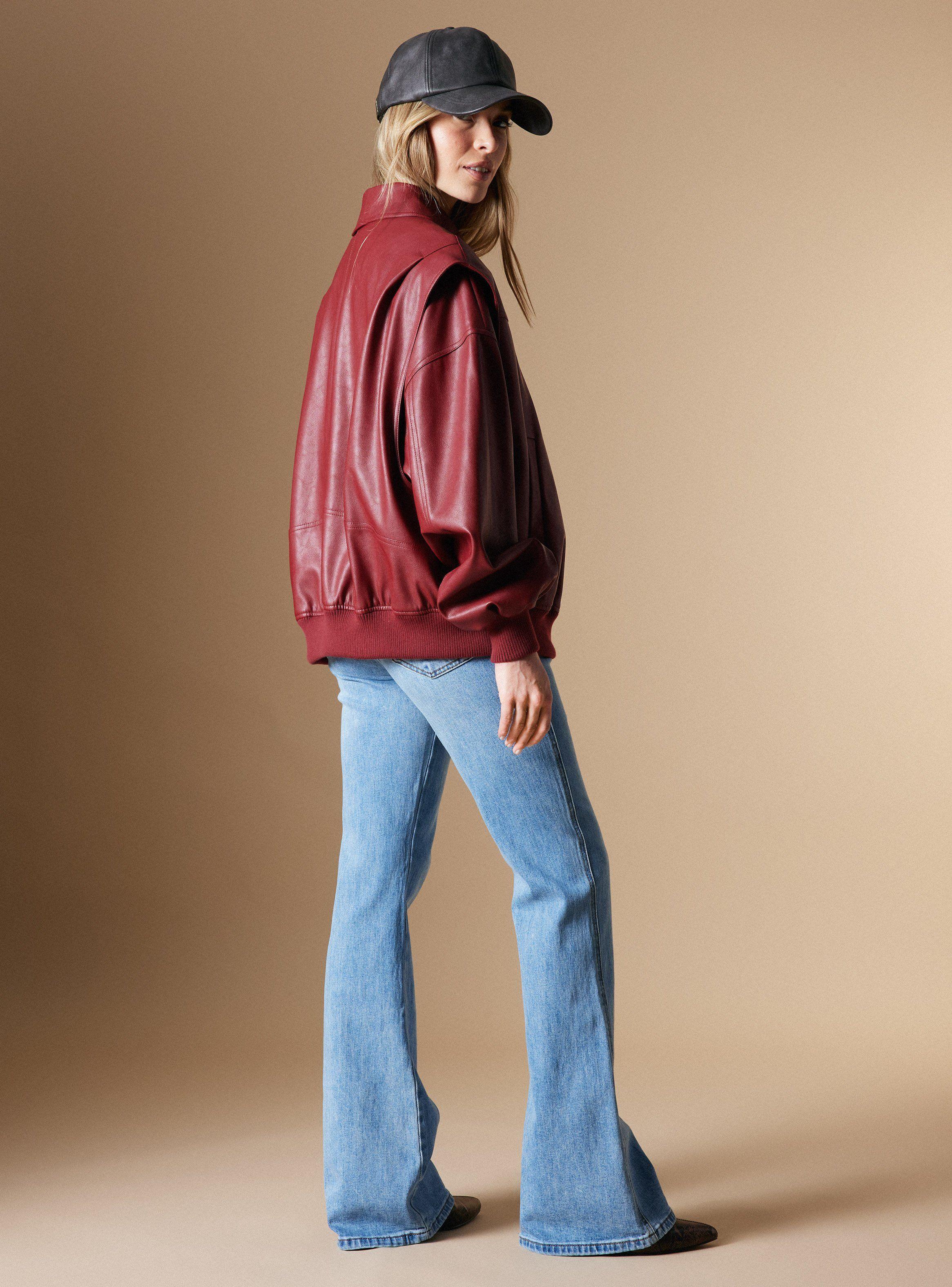 Chaqueta Bomber Oversize Colaboración María Pombo-5