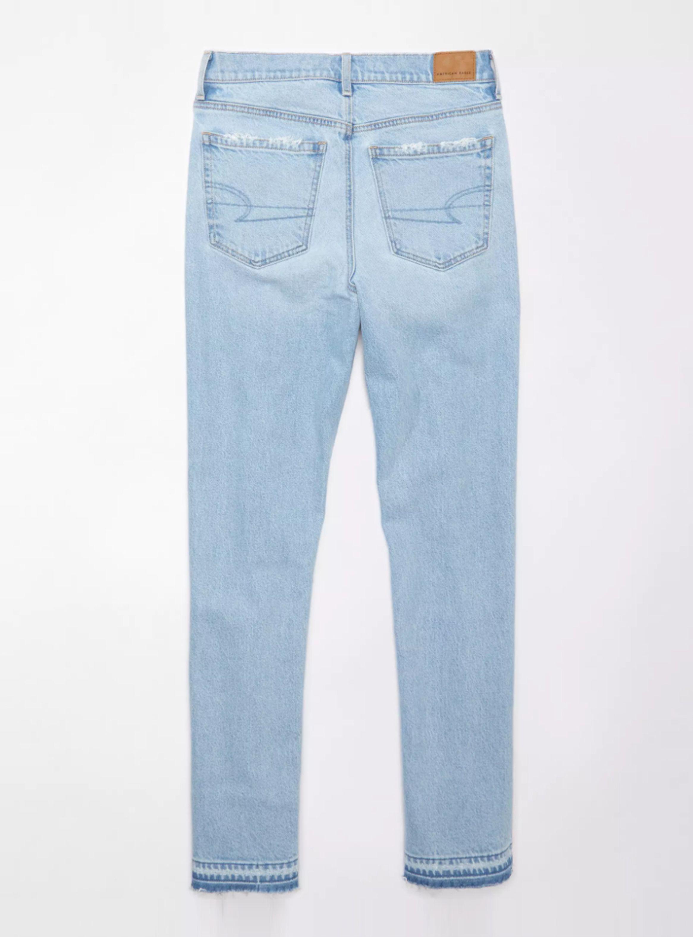 Jeans Straight Stretch Cintura Súper Alta-1