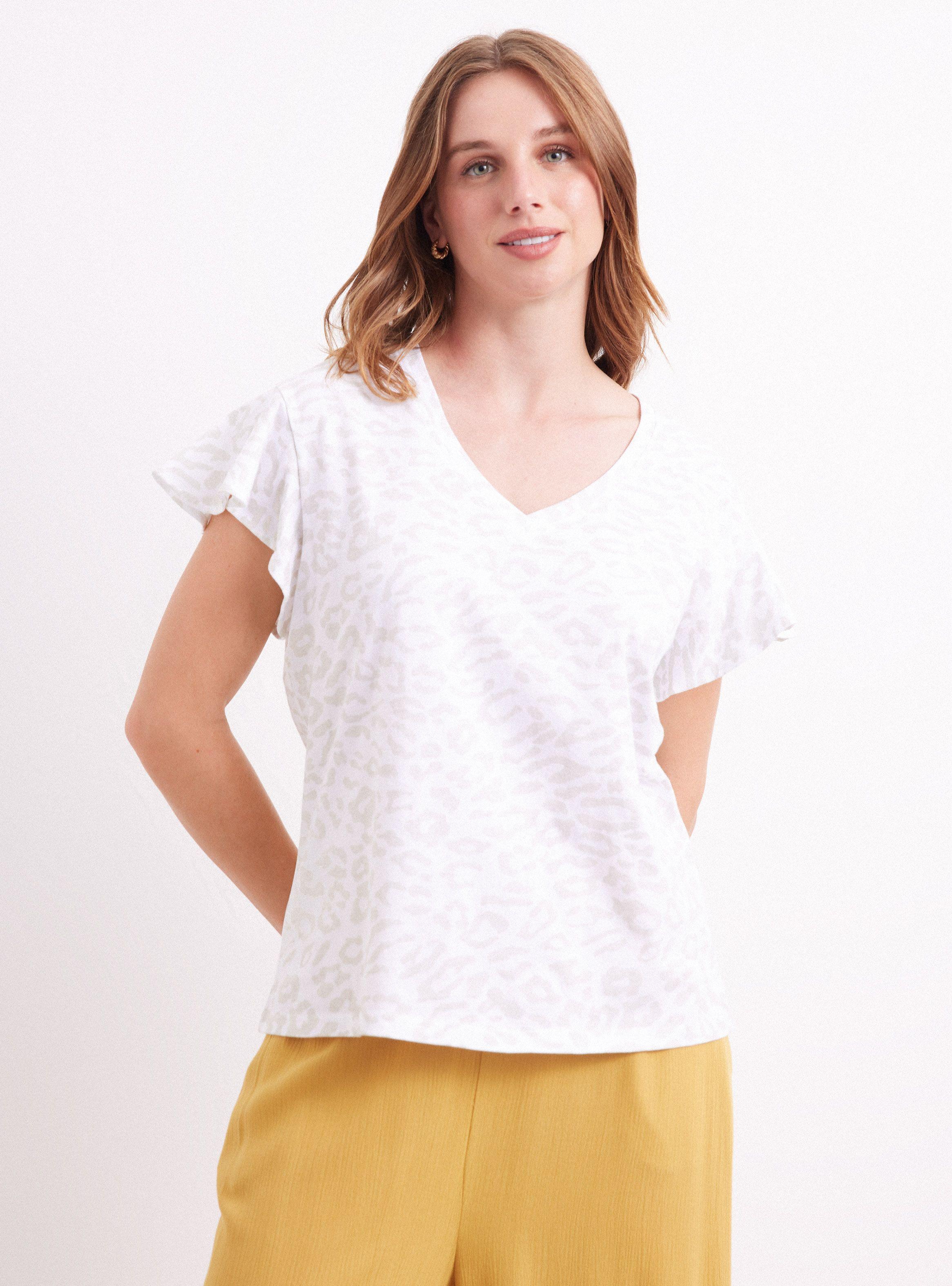 Polera con Mangas de Vuelos-0