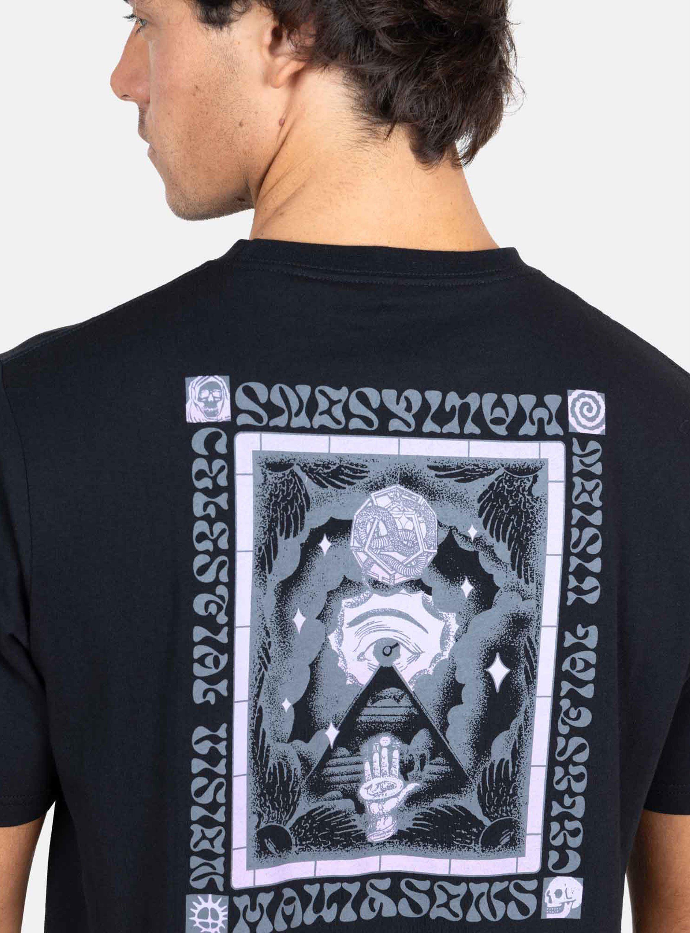 Polera Regular Fit Print Espalda Pirámide-2