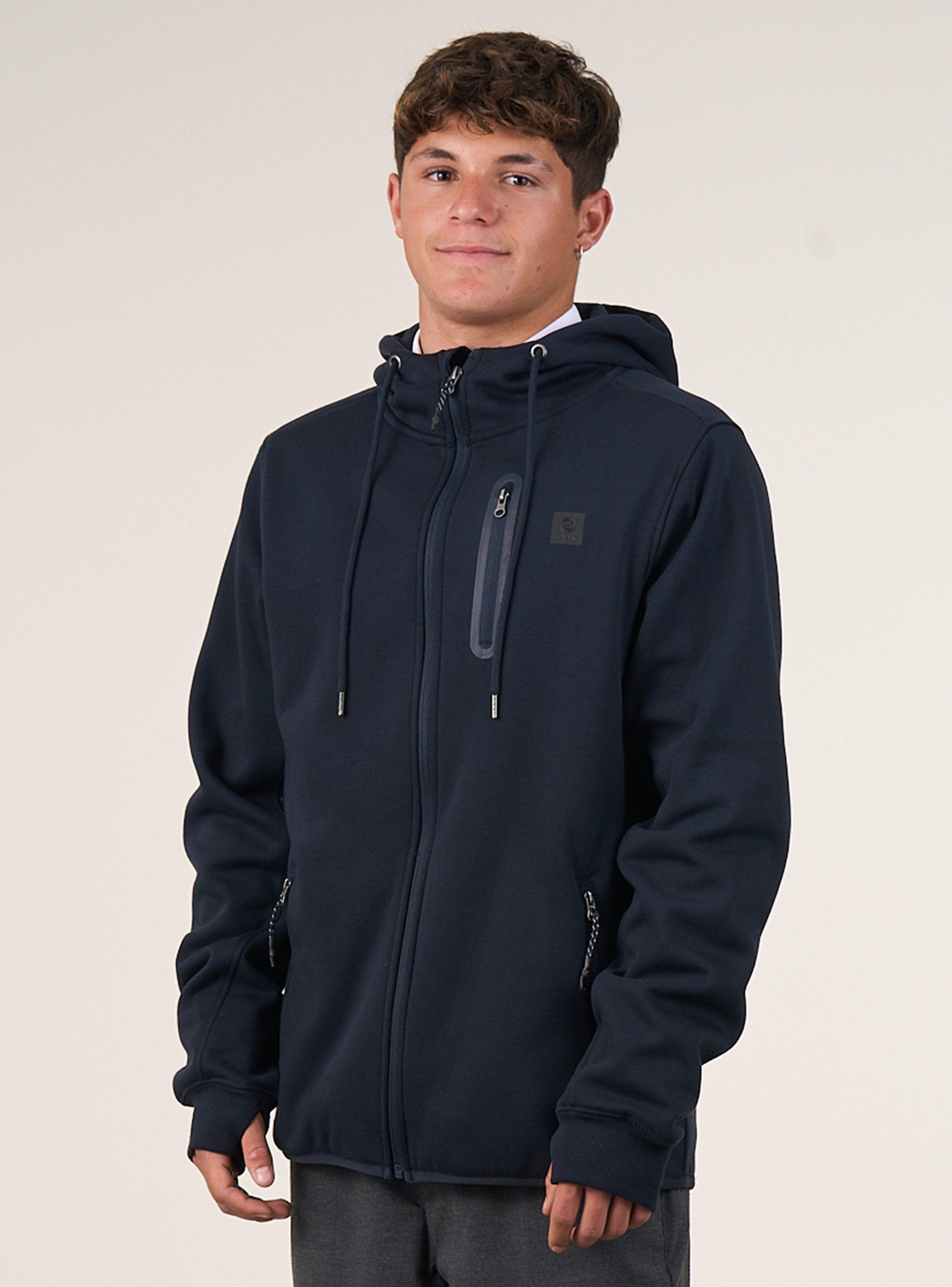 Polerón Escolar Bonded Zipper Gorro-2