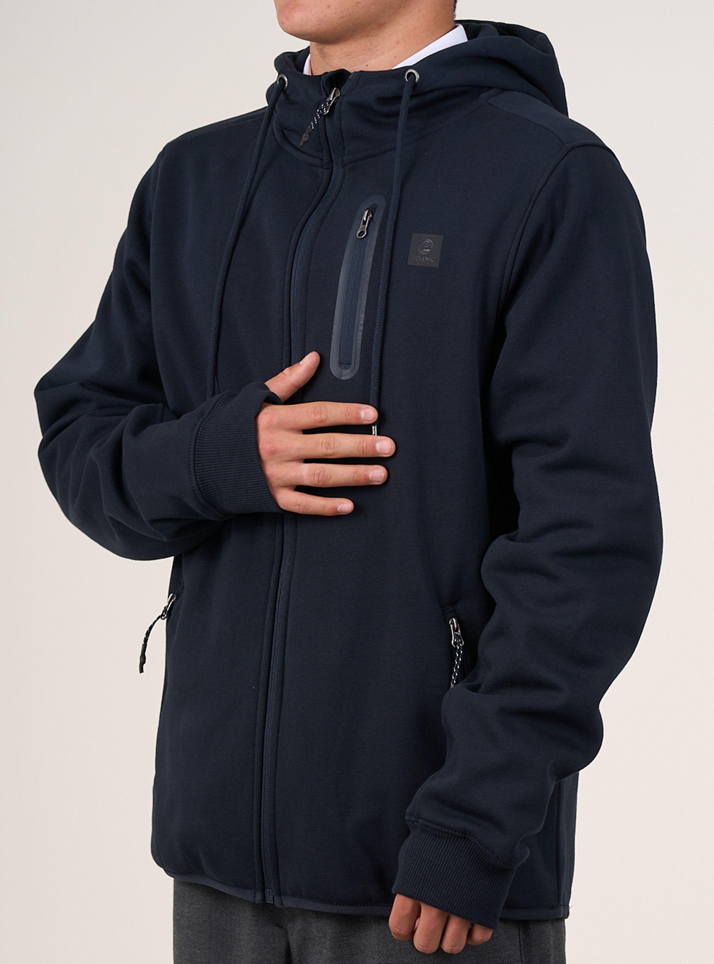 Polerón Escolar Bonded Zipper Gorro-3