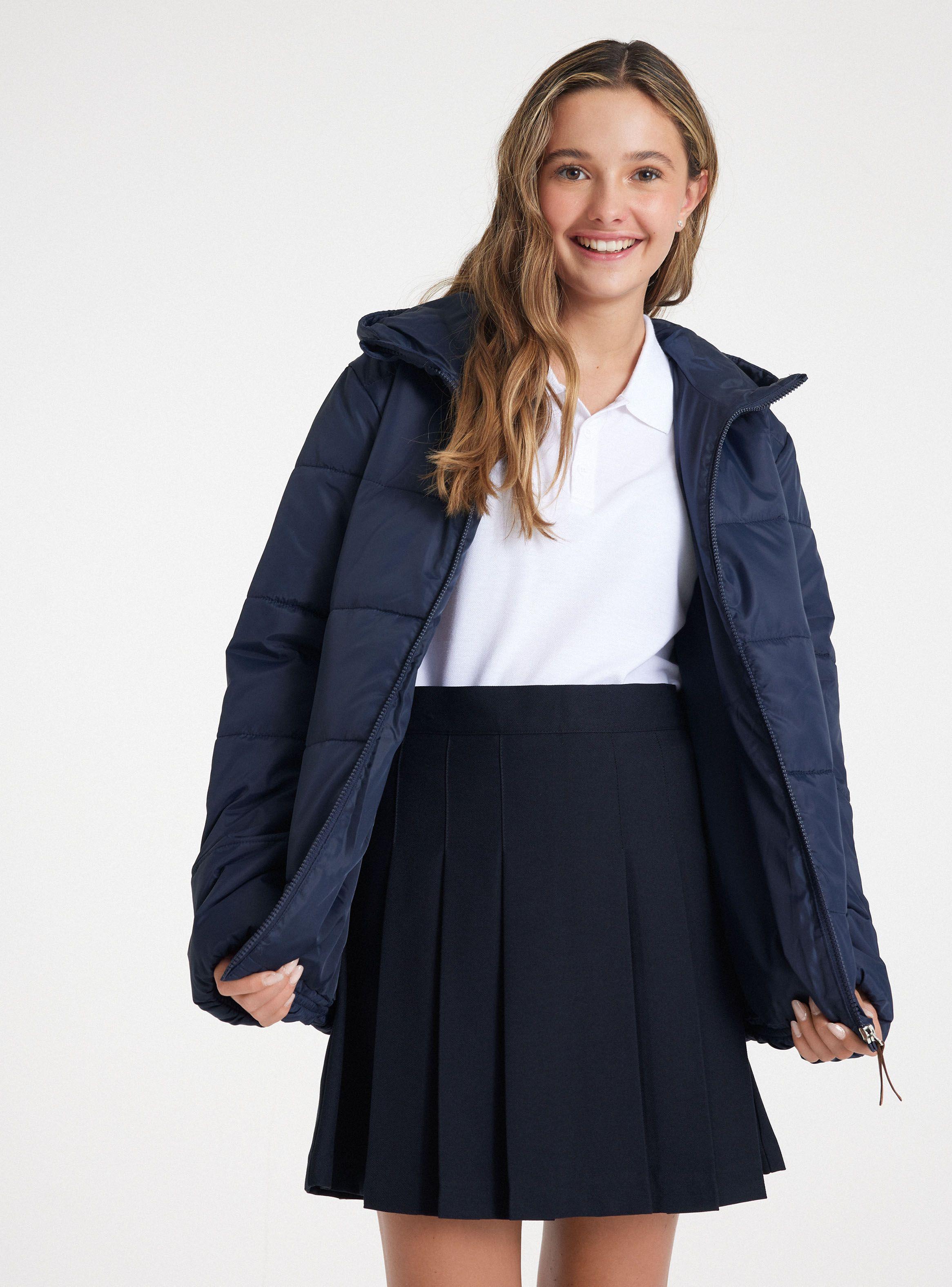Parka Azul Niña Talla S A Xl-0