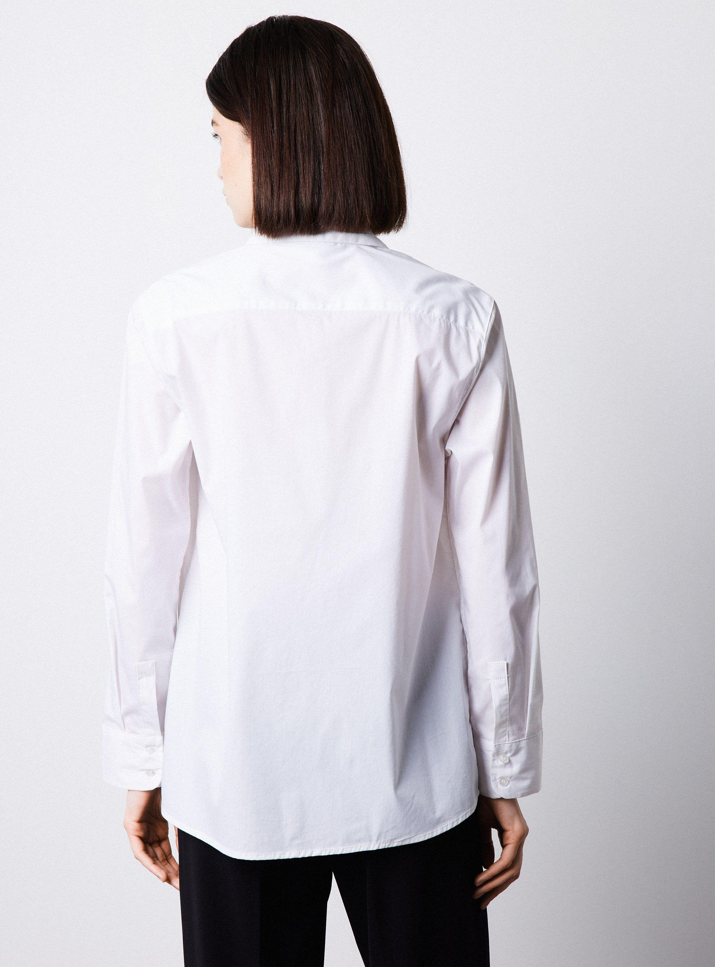 Blusa Camisera Recta Abotonada-4