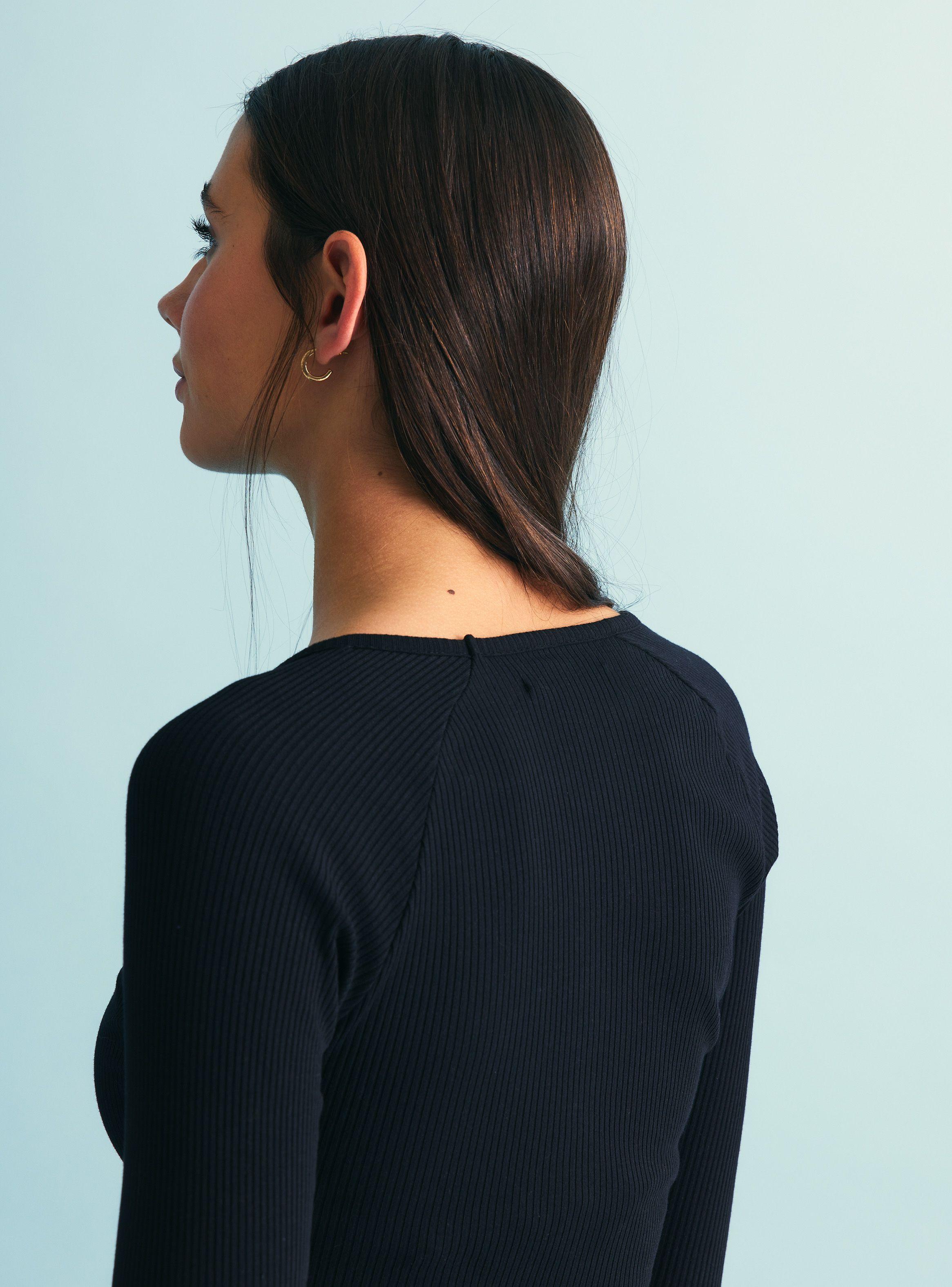 Polera Manga Larga Tipo Corset-3