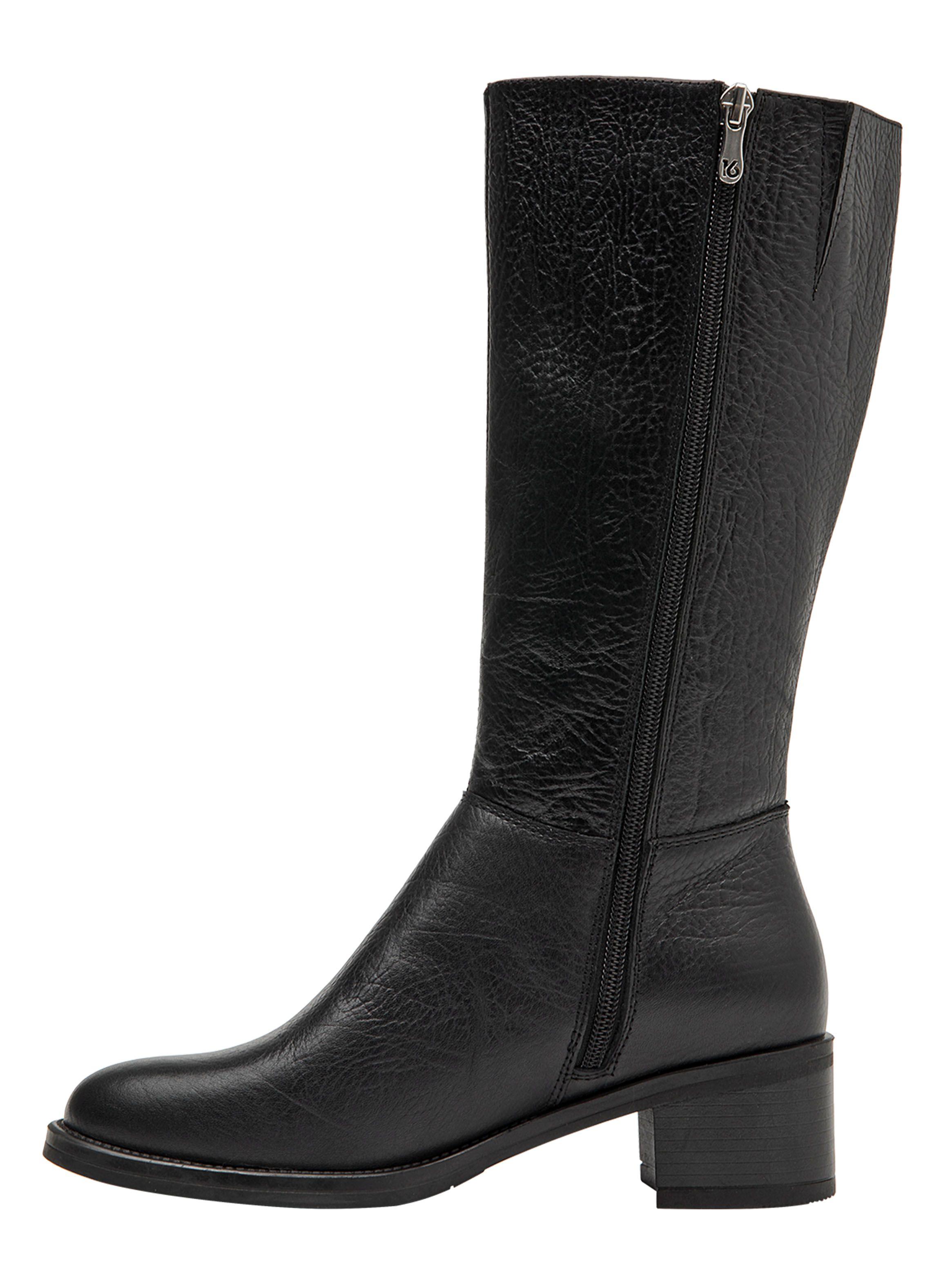 Bota Cuero Texturizada L023 Mujer-2