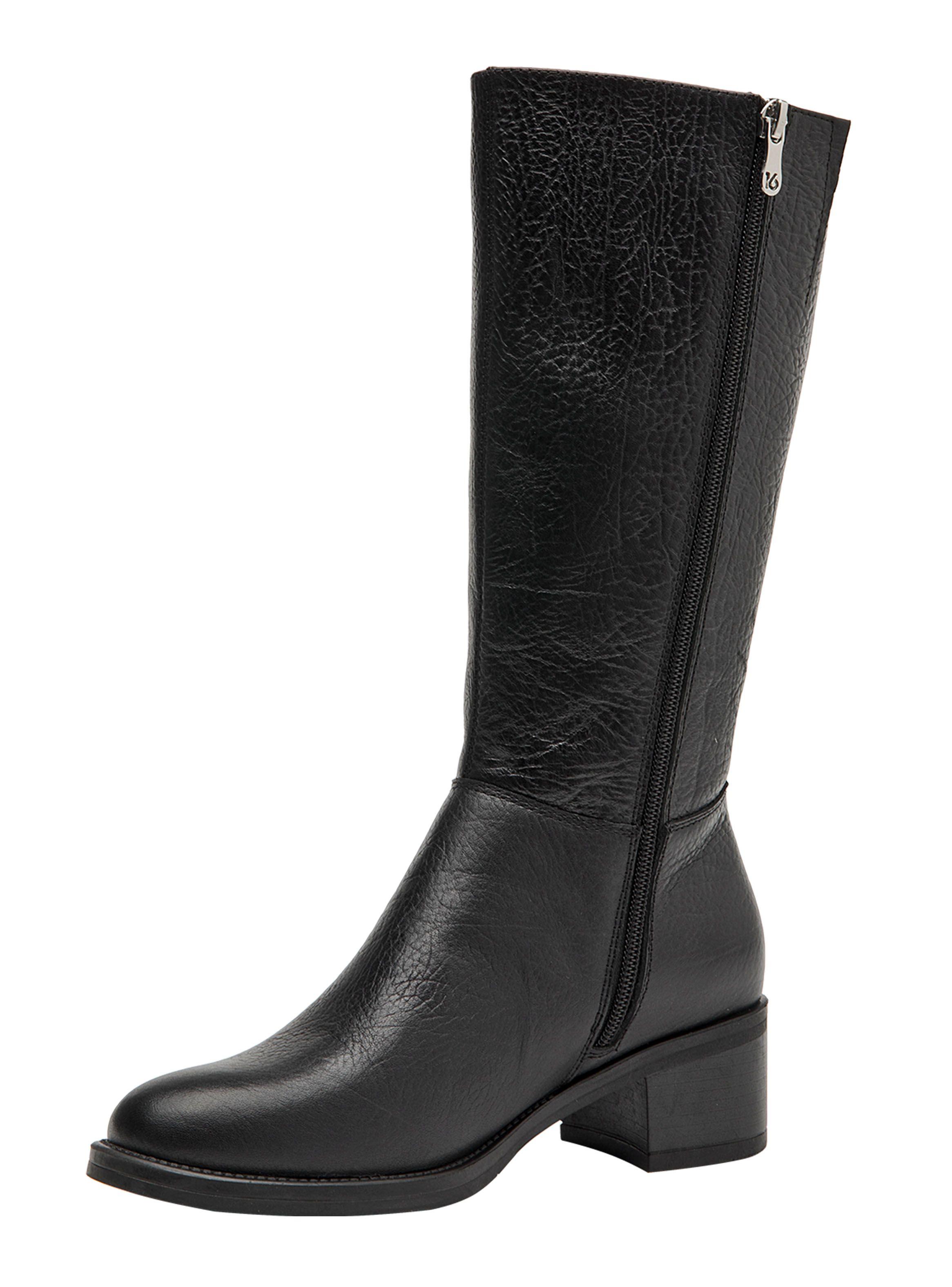 Bota Cuero Texturizada L023 Mujer-3