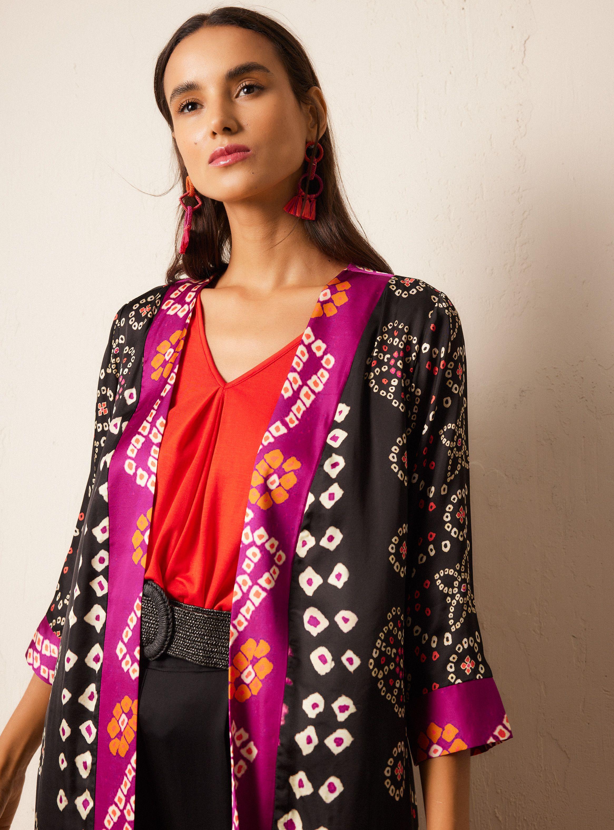 Blusa Tipo Kimono India-2