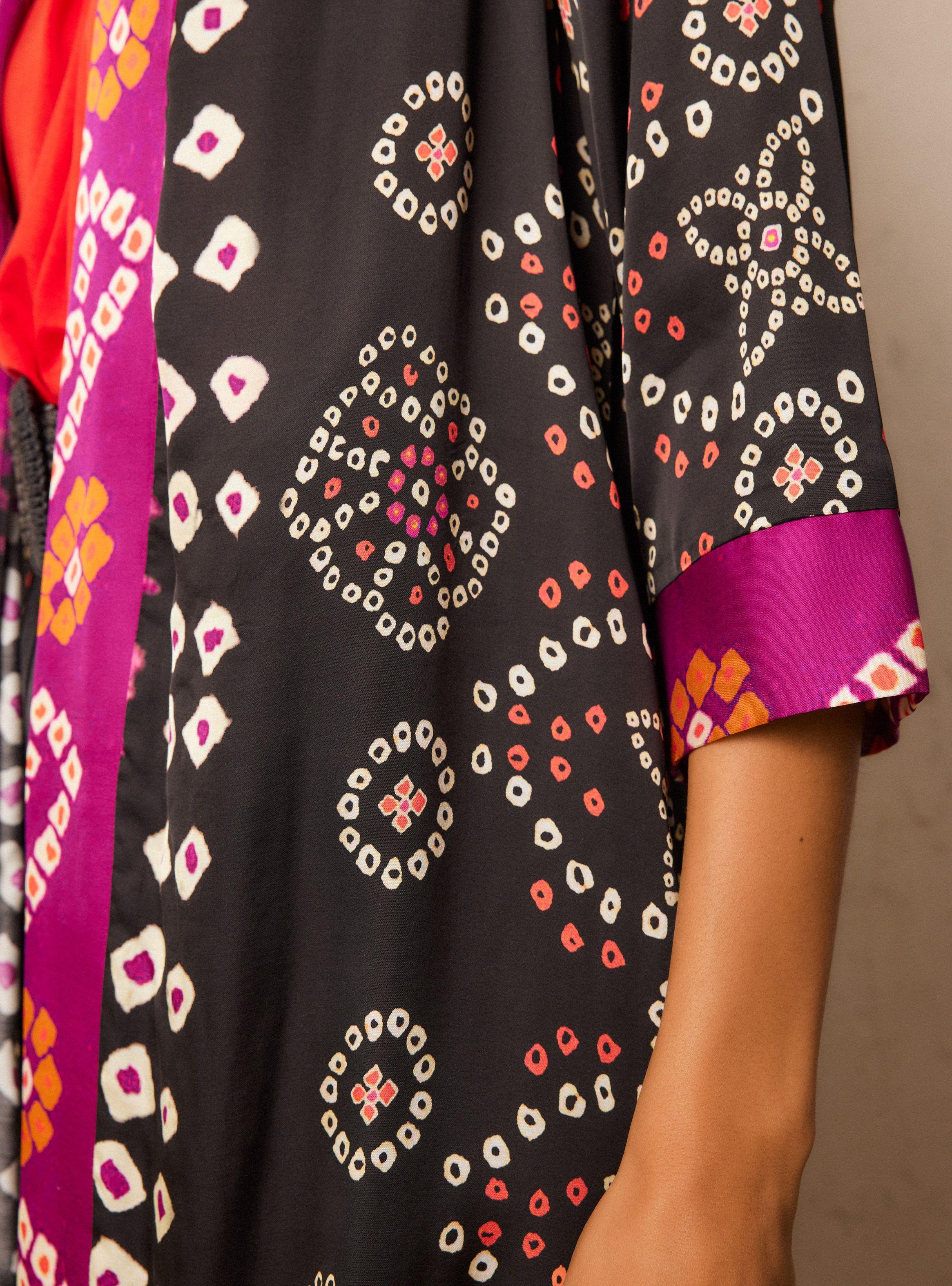 Blusa Tipo Kimono India-3