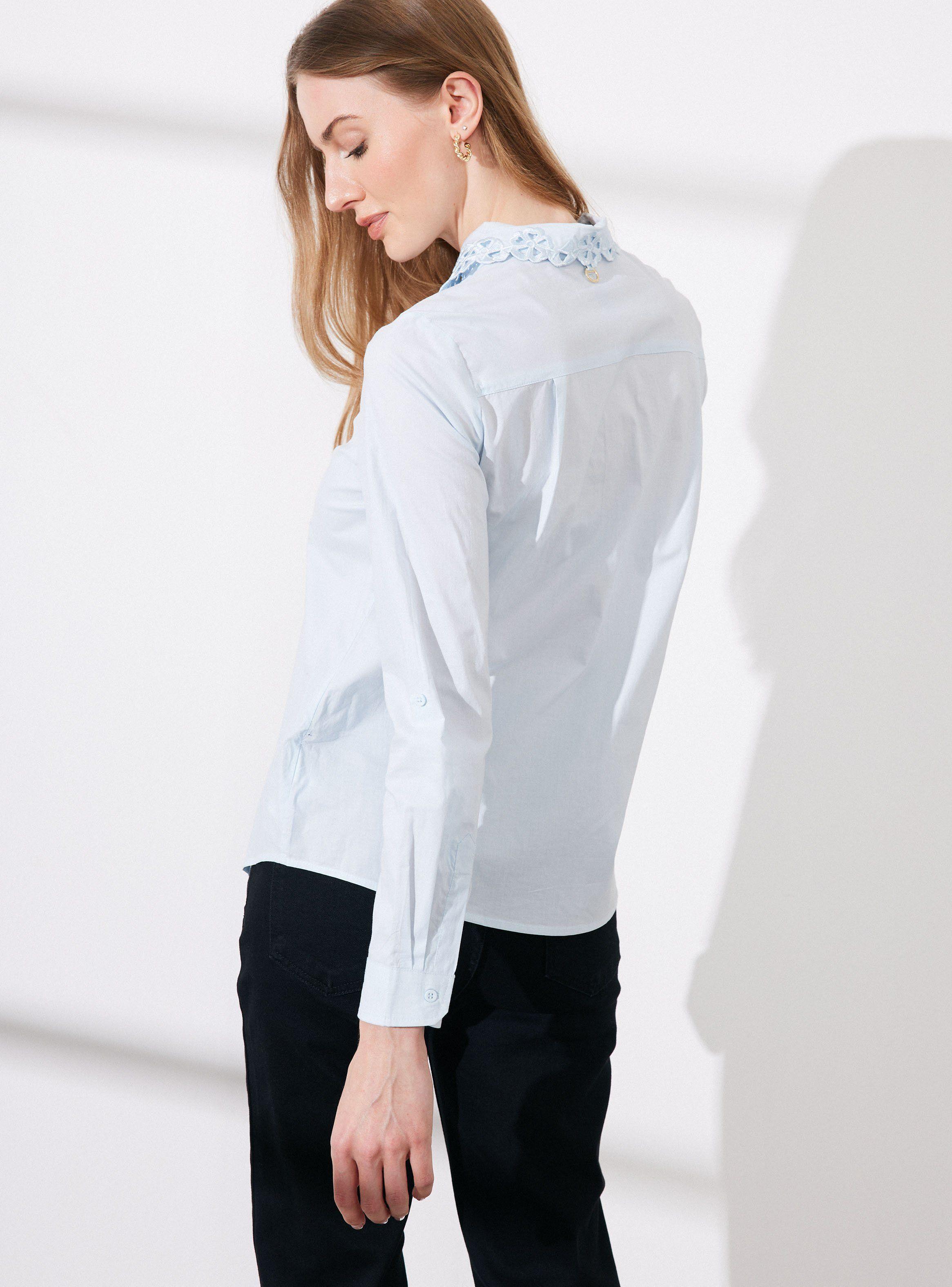 Blusa Cuello con Detalle Bordado-1