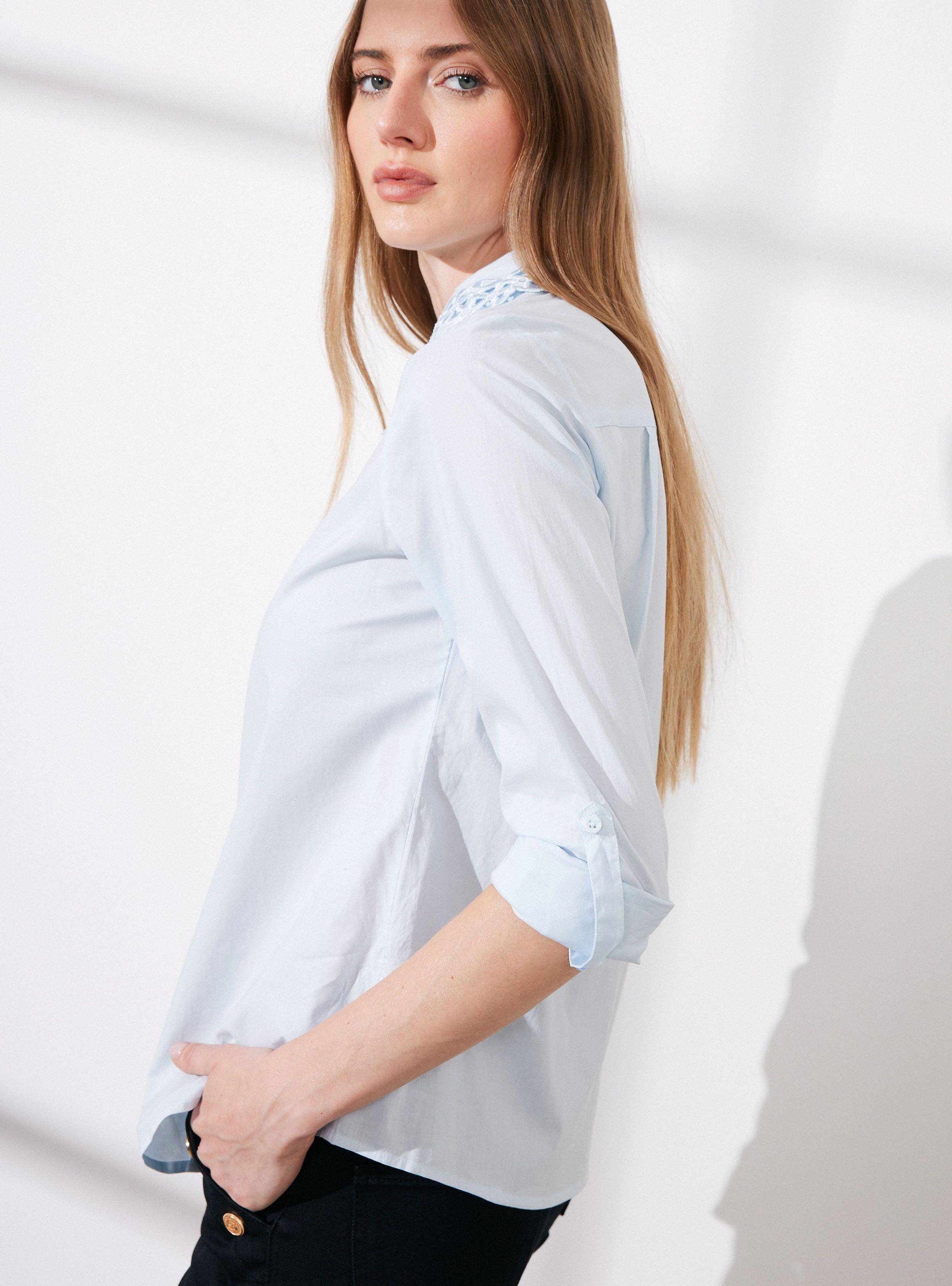 Blusa Cuello con Detalle Bordado-3