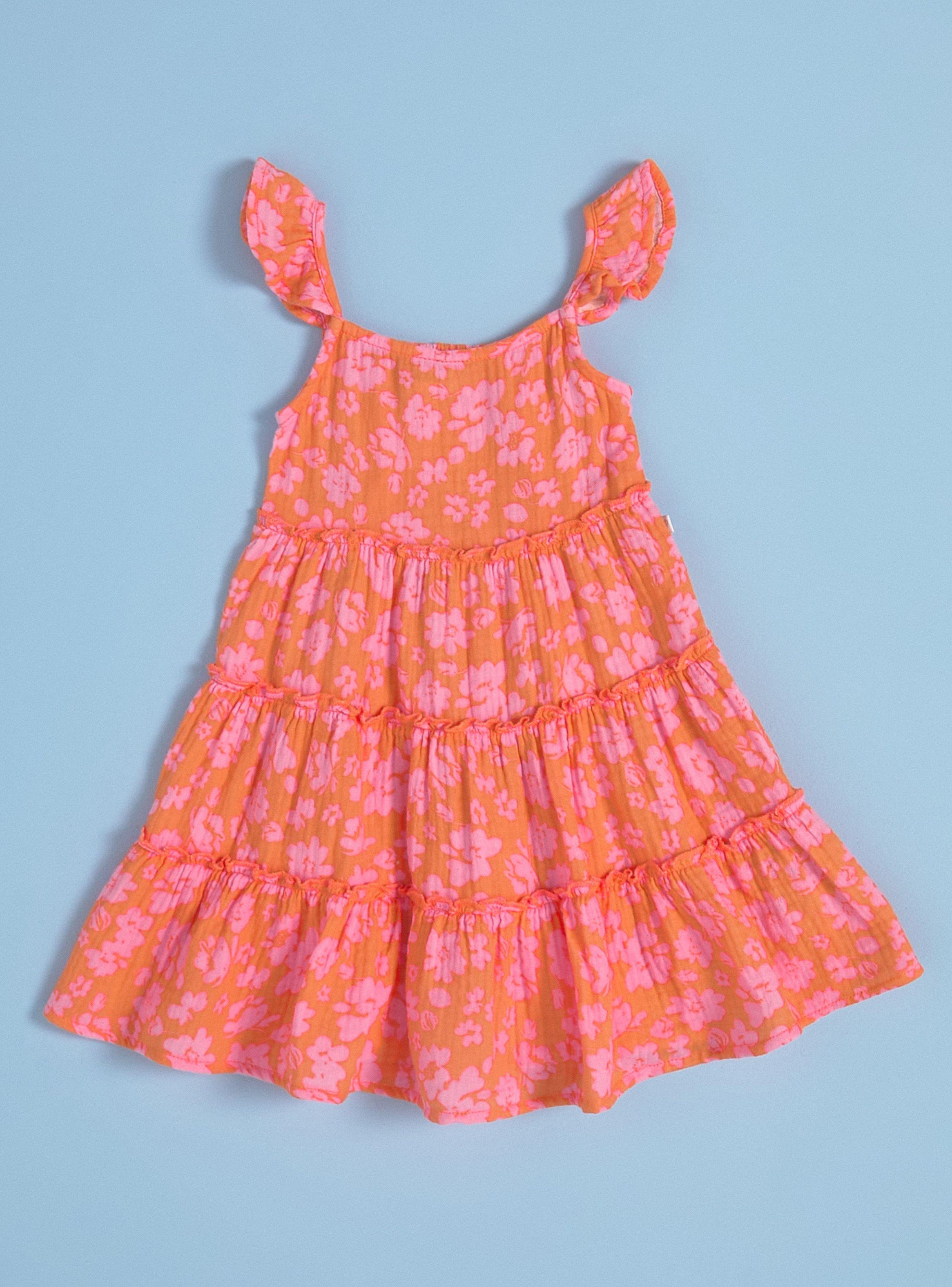 Vestido Holgado con Estampado-0