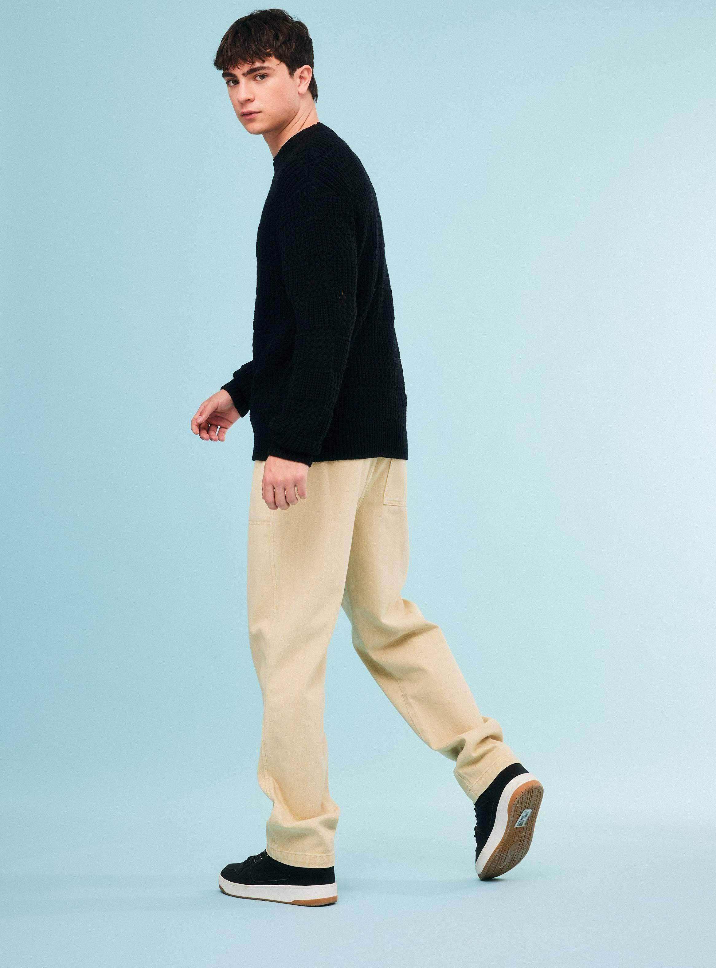 Sweater Calado Cuello Redondo-5
