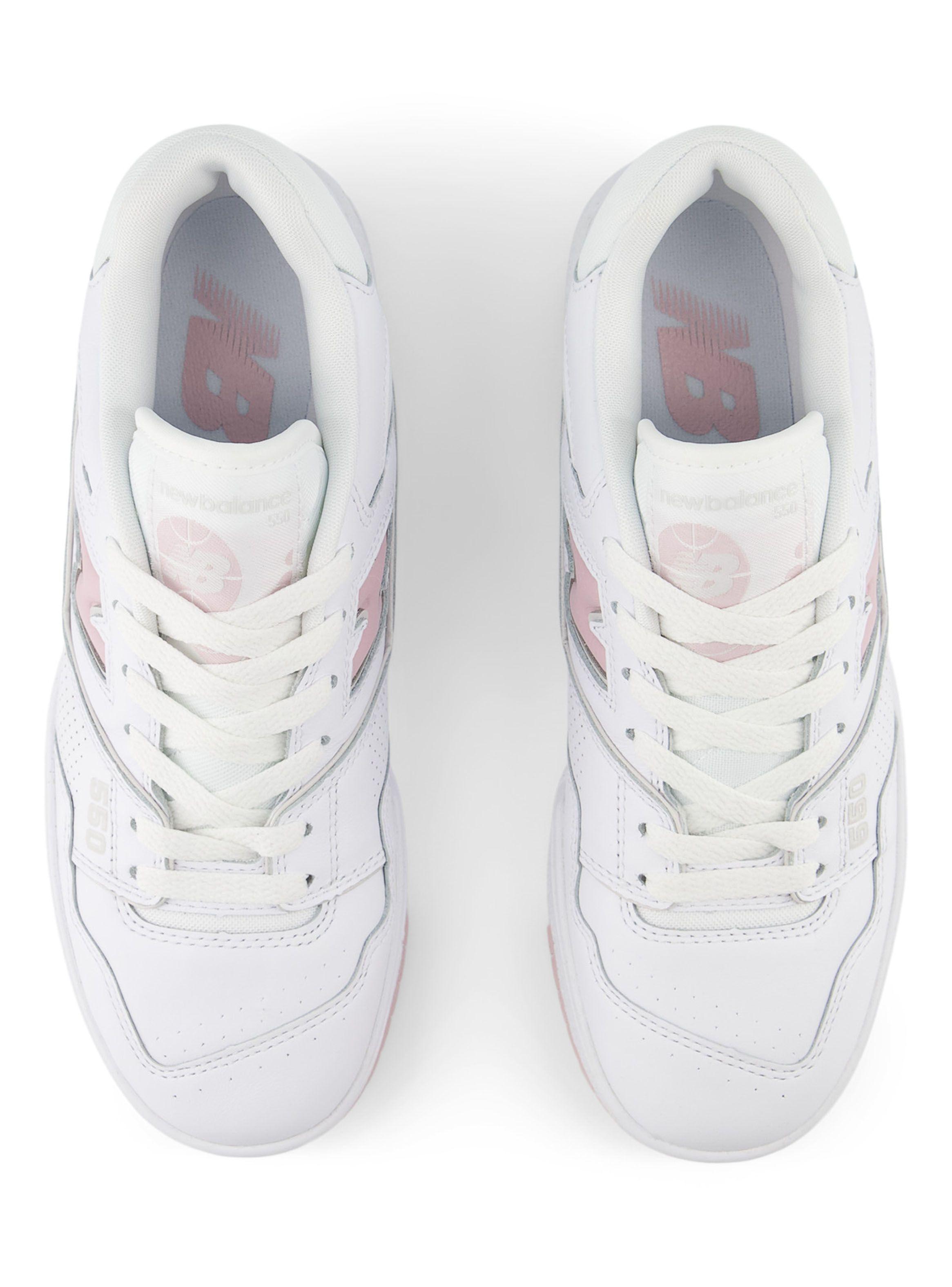 Zapatilla Urbana White Cuero 550 Mujer-2
