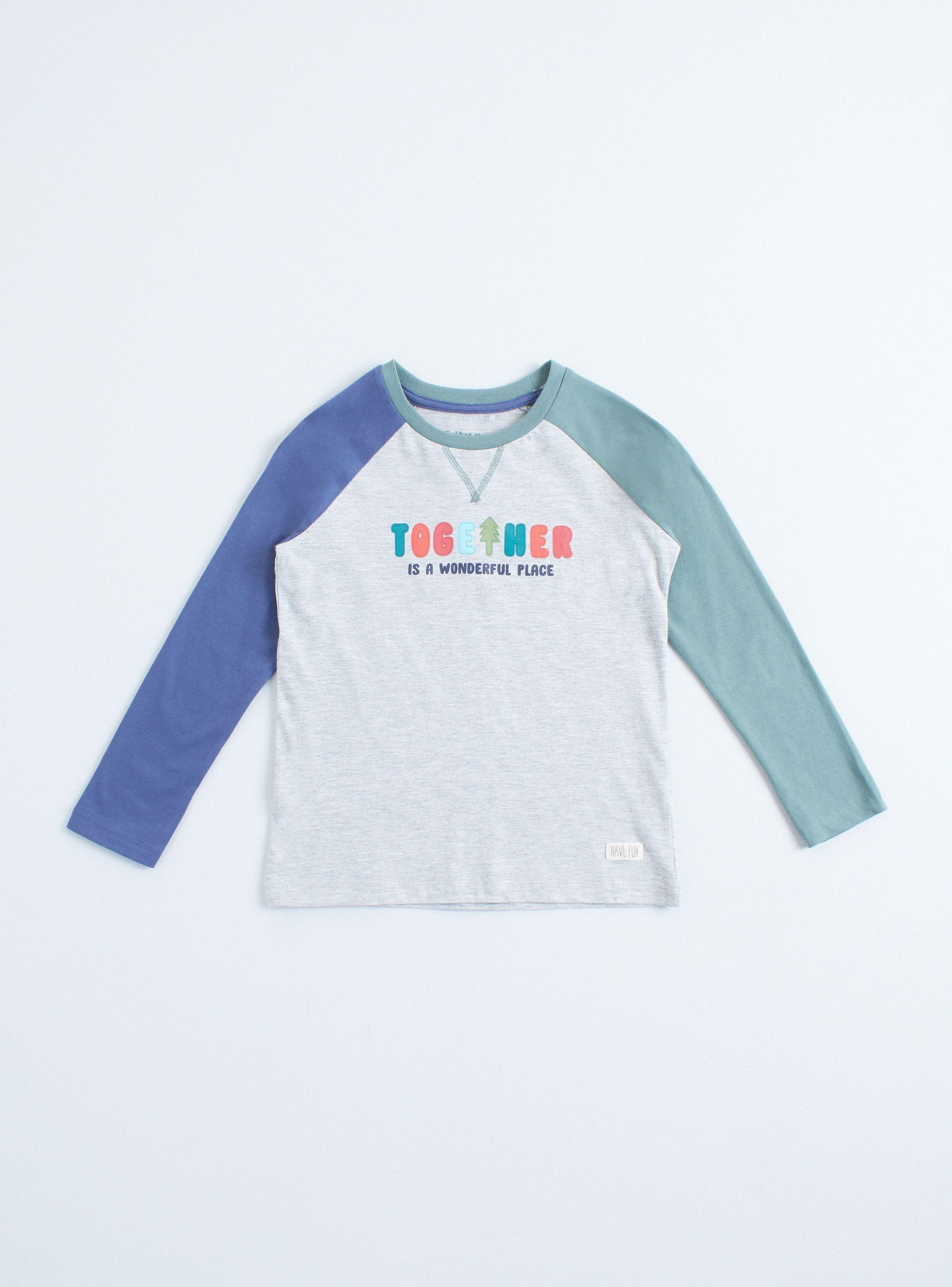 Polera Manga Raglán Focal Niño-0