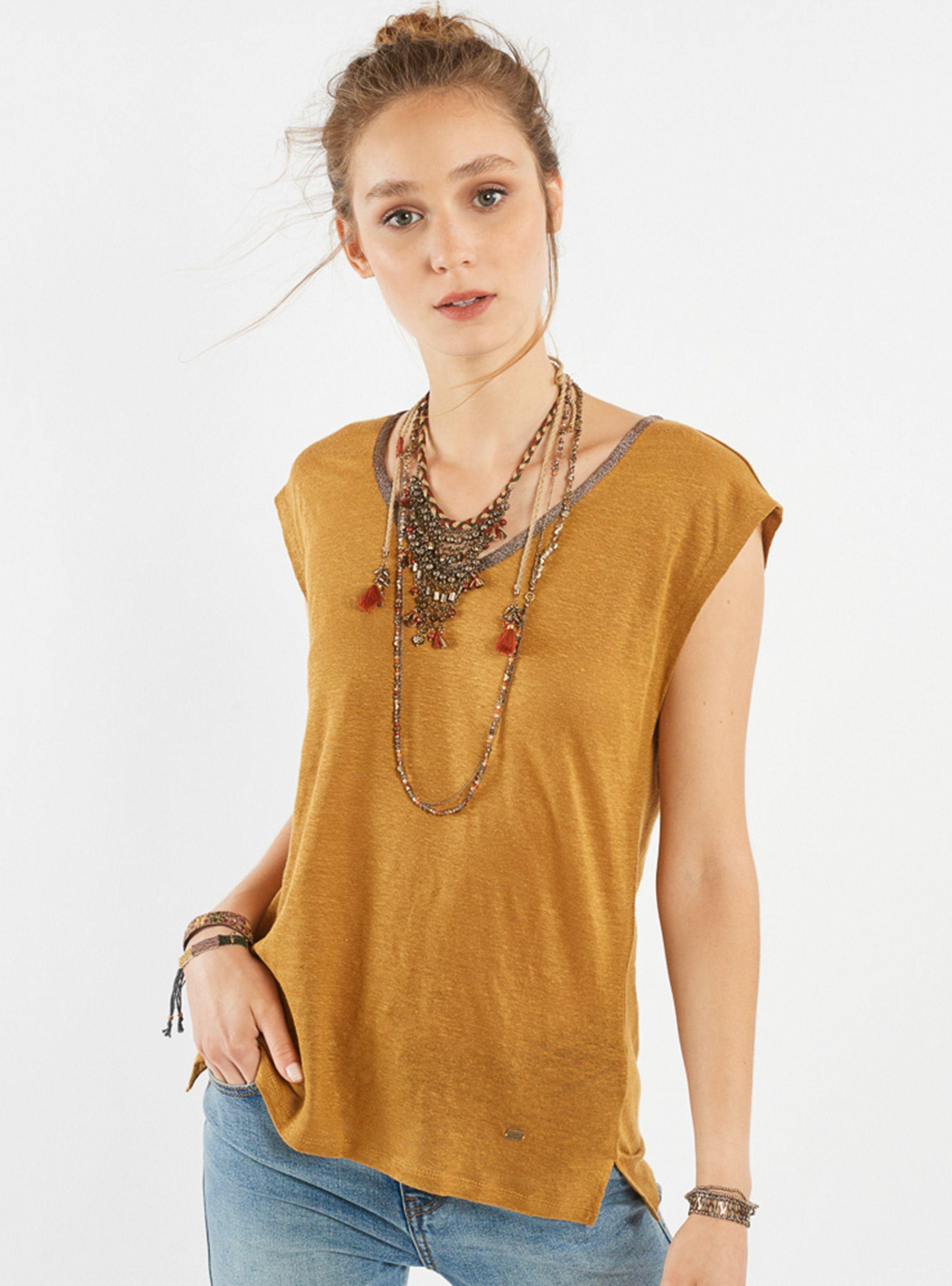Polera Lino Vivo Lurex Umbrale Woman-0