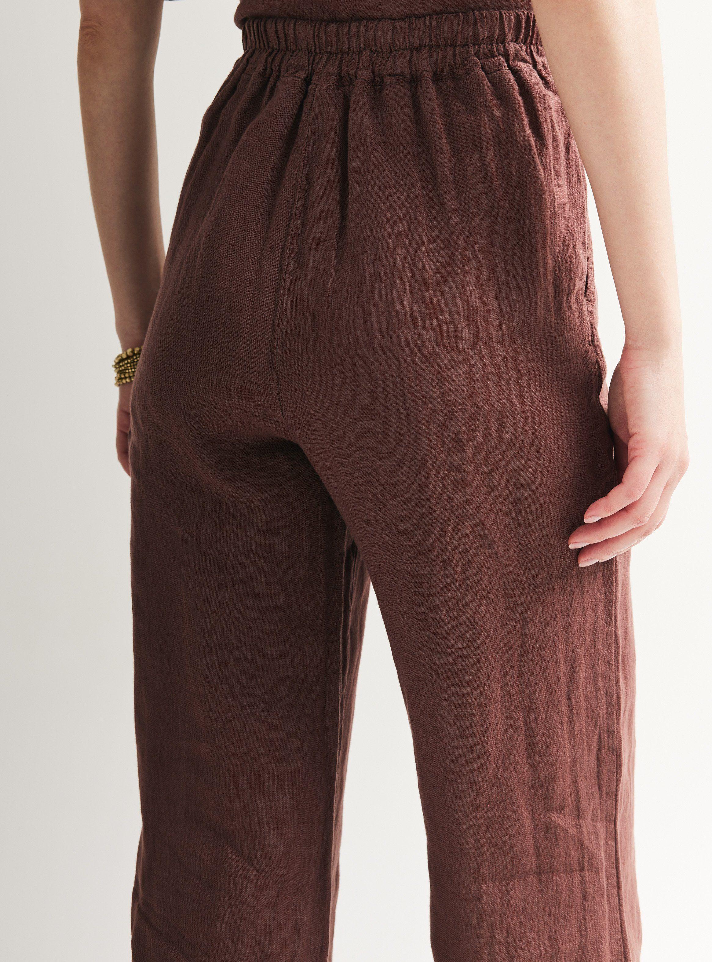Pantalón Ancho Lino Ajuste-3